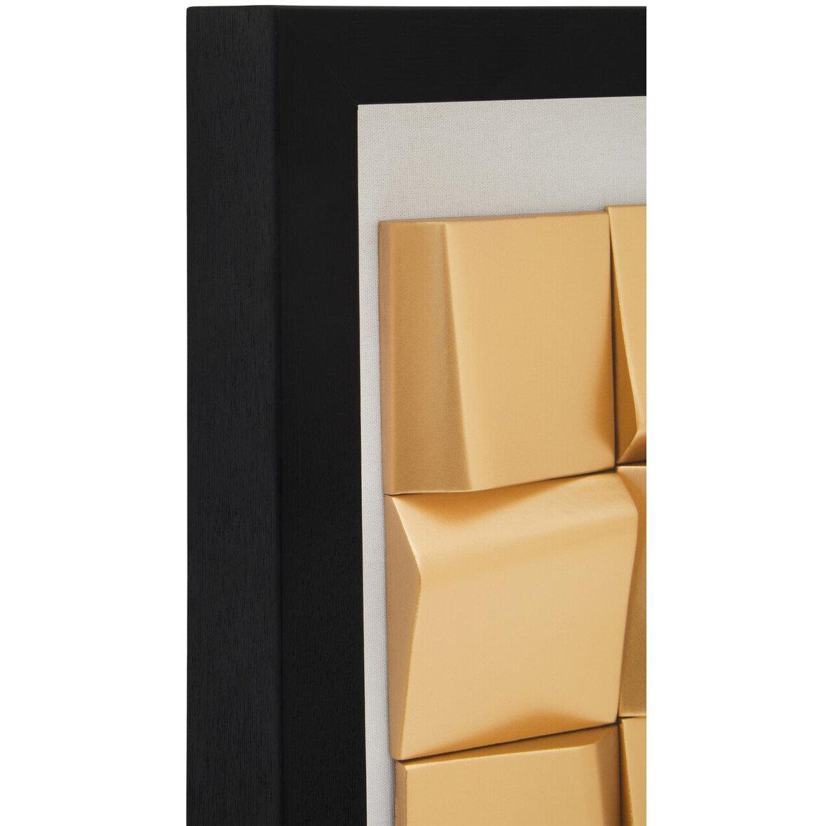 Black Gold - Fifty Five South - Nason Gold Carving Wall Art - 5