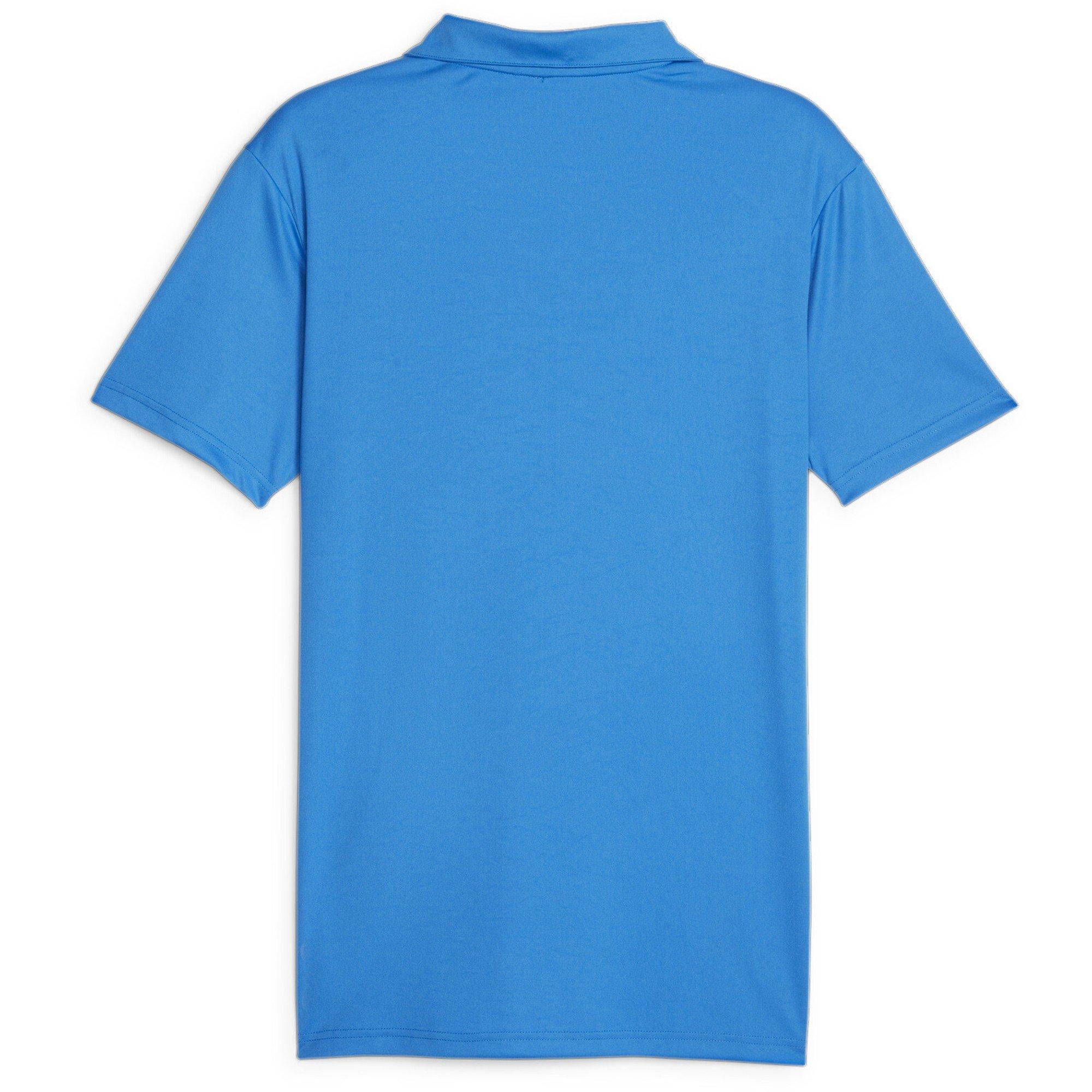 Elec Blue - Puma - Men's Hoops Team Short Sleeve Performance Polo Shirt - 2