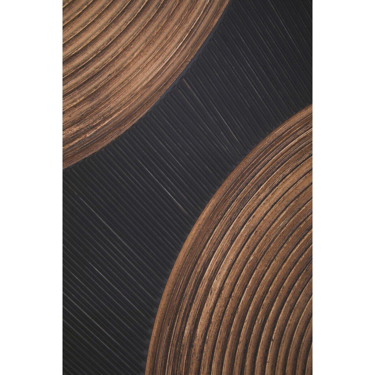 Black Brown - Fifty Five South - Nason Black And Brown Wall Art - 4