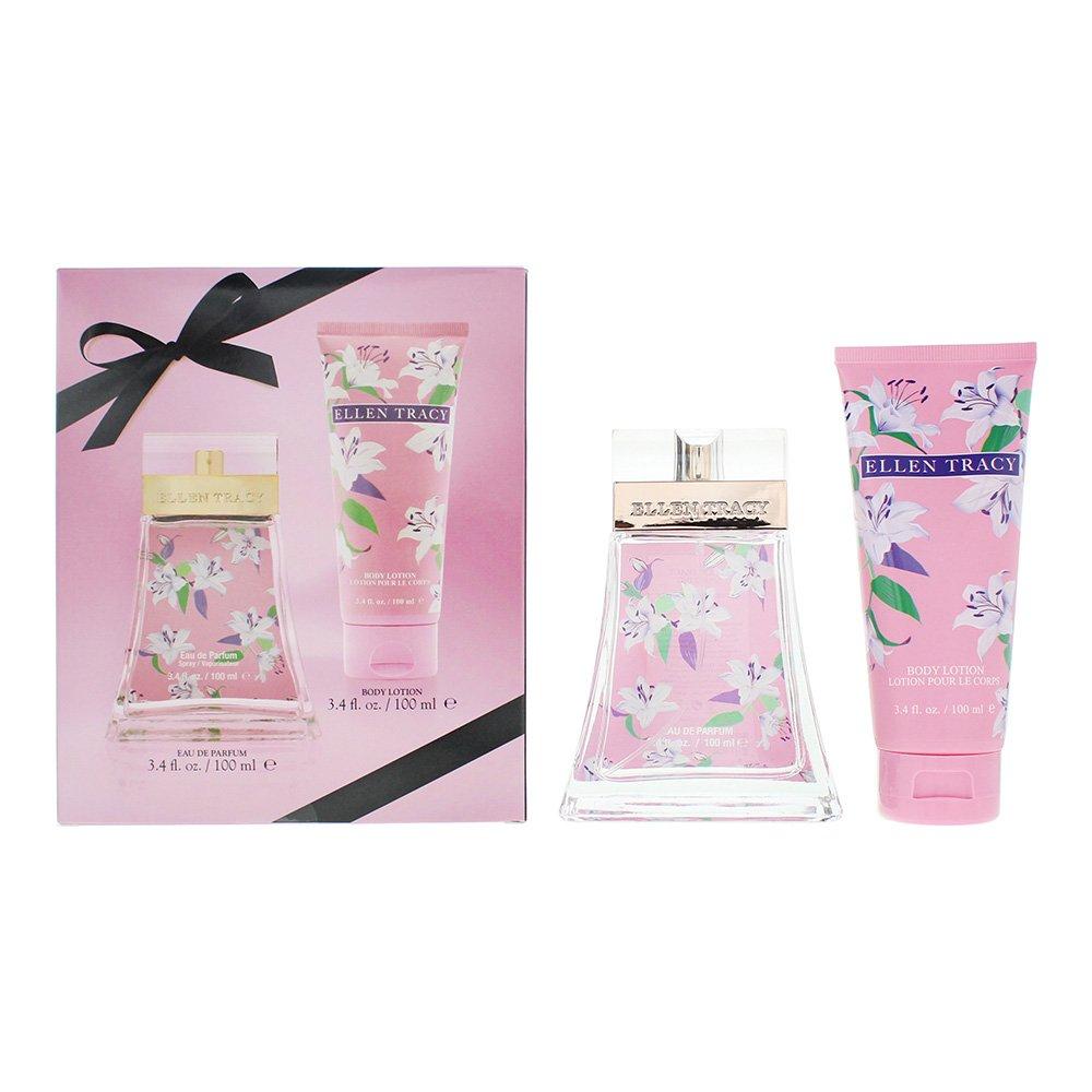 None - Ellen Tracy - Ellen Tracy Classic Florals Pink Sparkling GiftSet - 2