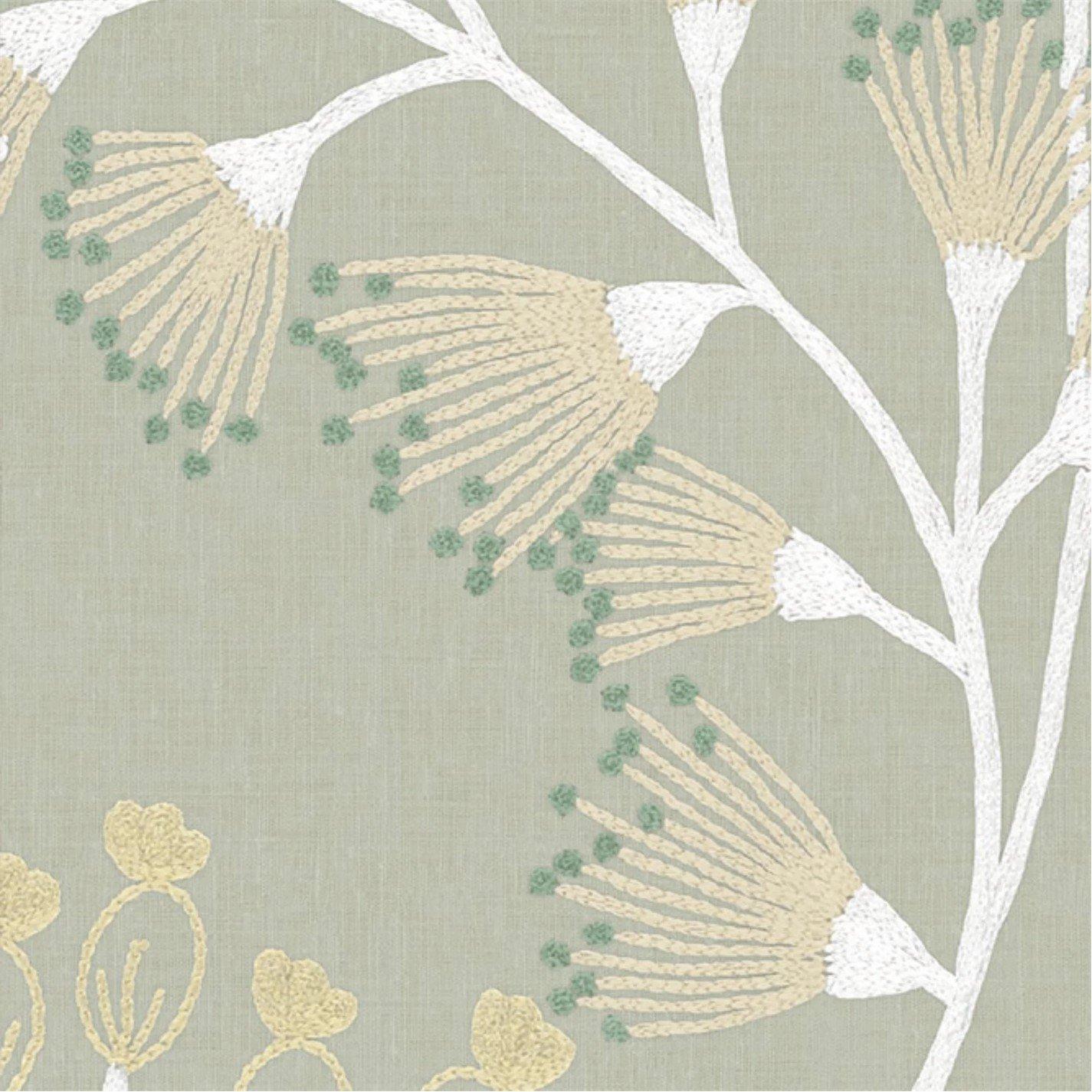 Sage - Superfresco Easy - Richmond Green Floral Wallpaper - 4