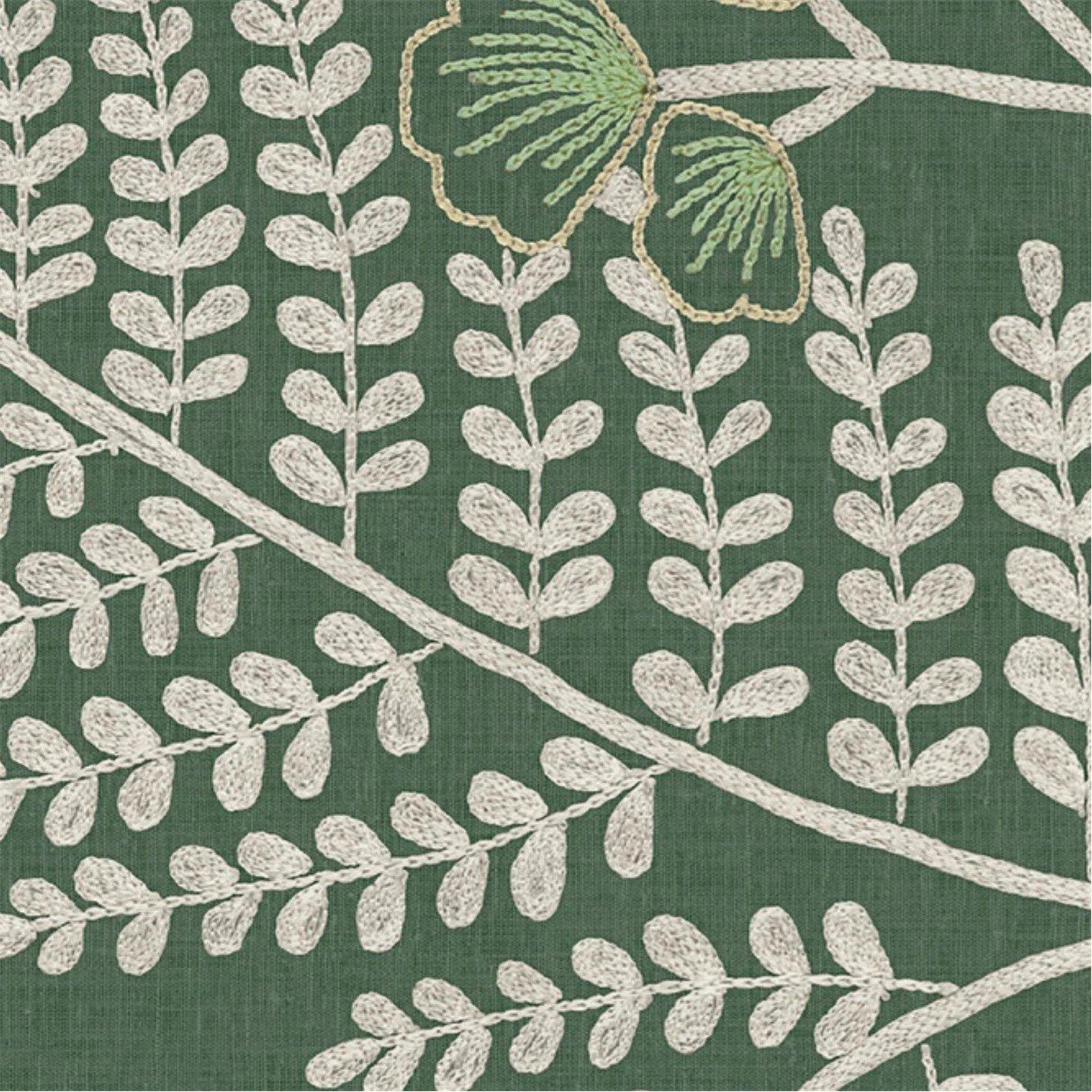 Forest Green - Superfresco Easy - Richmond Green Floral Wallpaper - 4