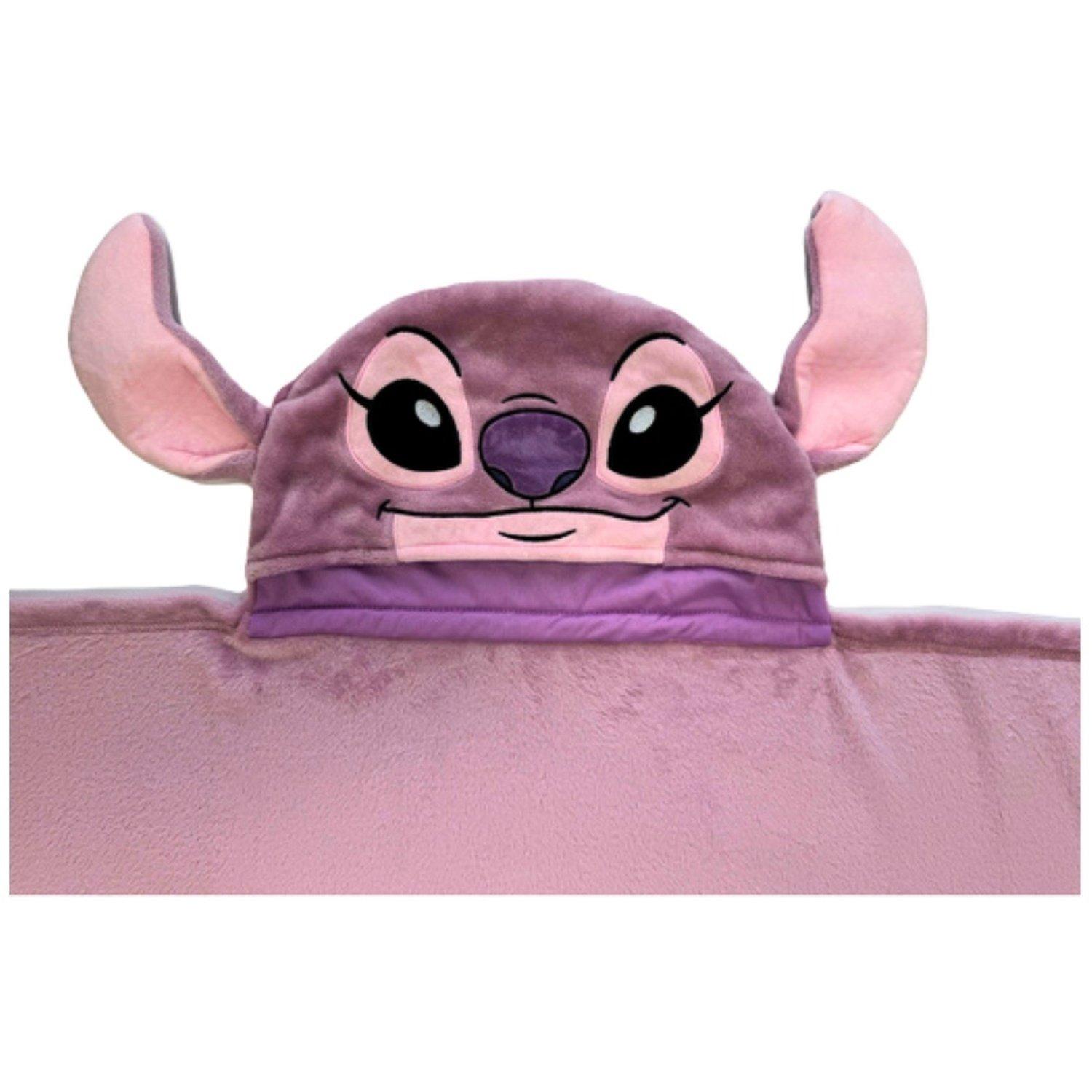 Disney Stitch | Angel 3D Cosplay Hooded Blanket - 120 x 150 cm | Sports ...