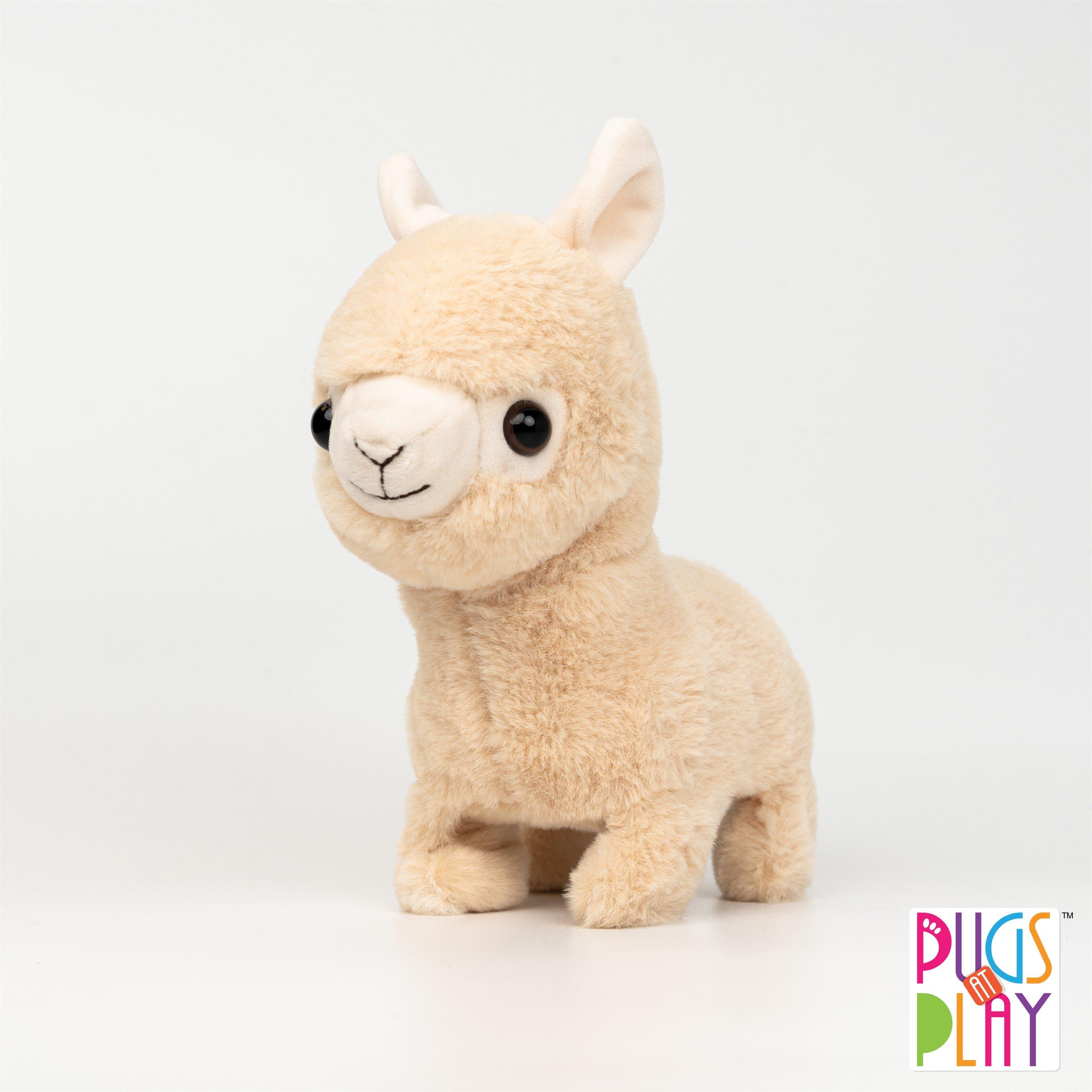 Multi - Pugs at Play - Sandy Interactive Walking Llama Plush Toy - 2