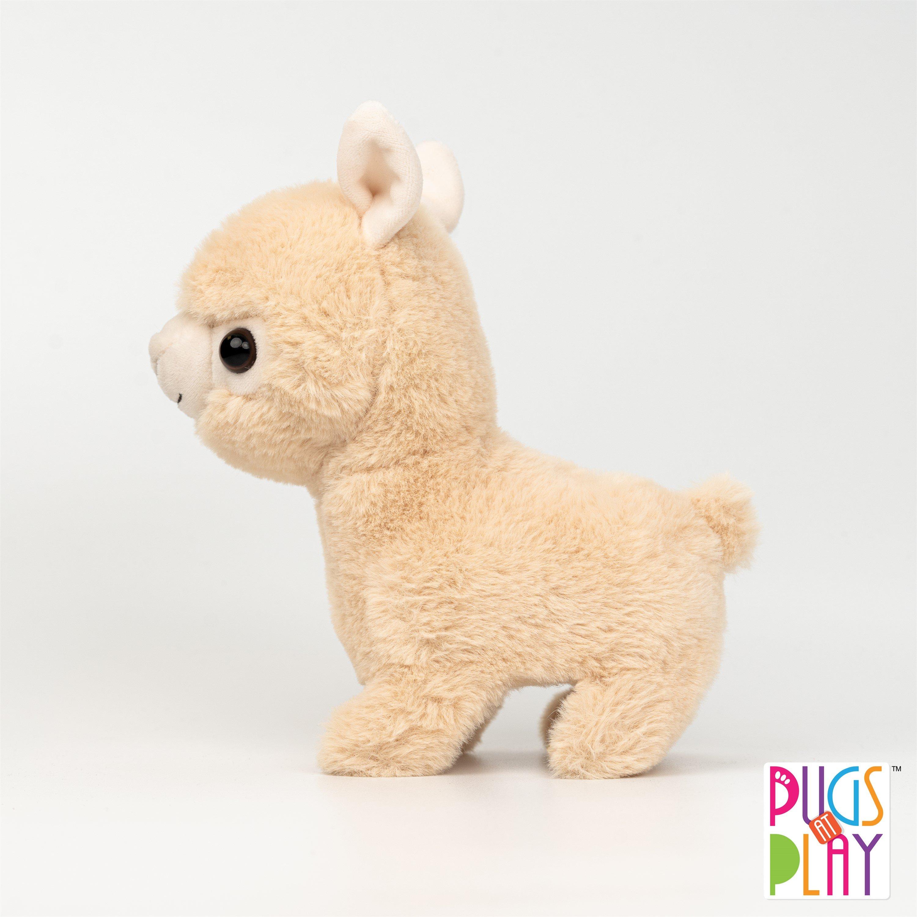 Multi - Pugs at Play - Sandy Interactive Walking Llama Plush Toy - 3