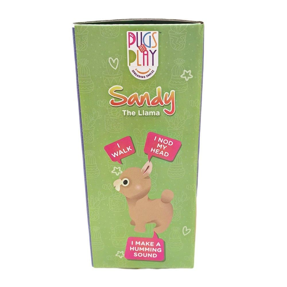 Multi - Pugs at Play - Sandy Interactive Walking Llama Plush Toy - 7