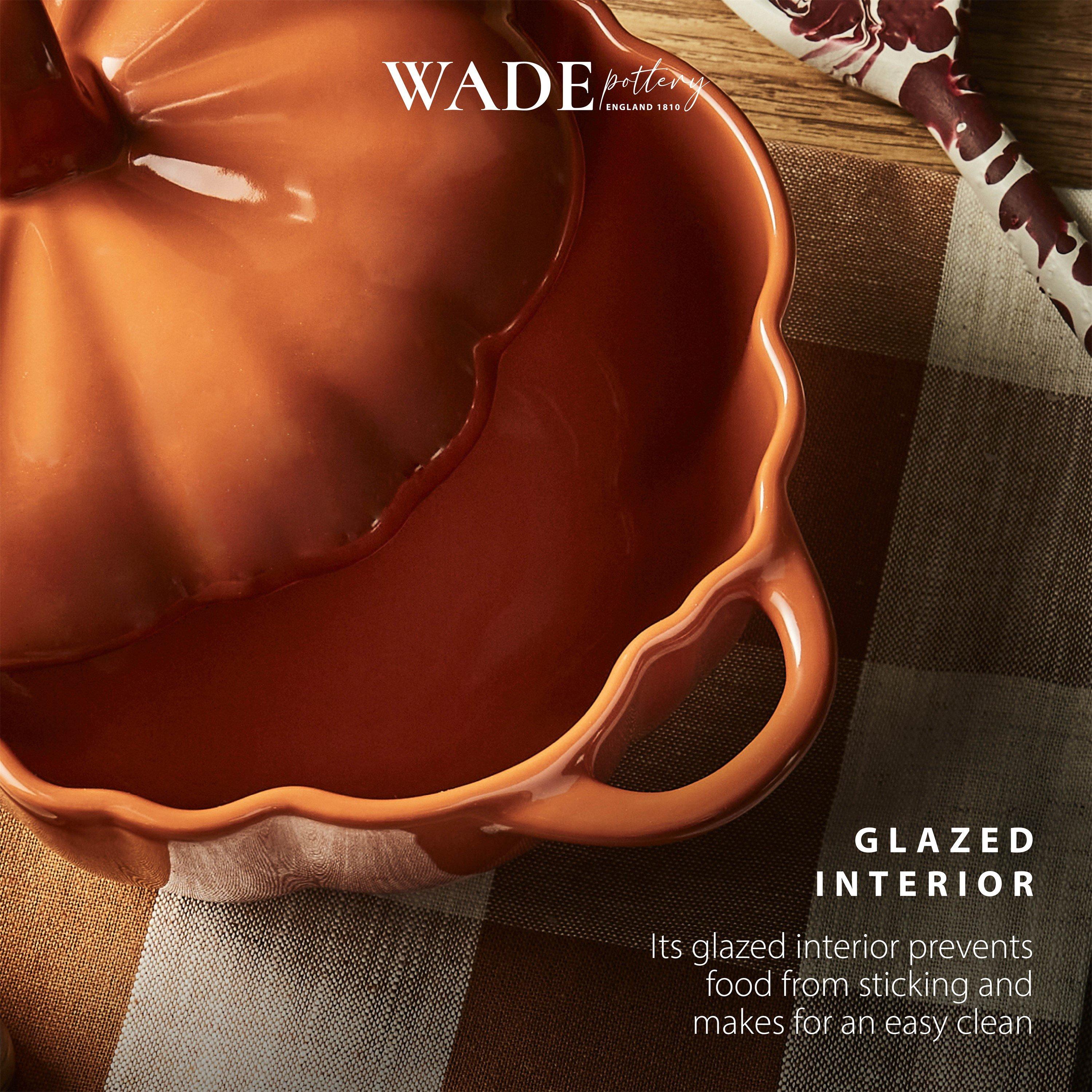 Orange - WADE - Large Pumpkin Casserole Dish - Orange - 7