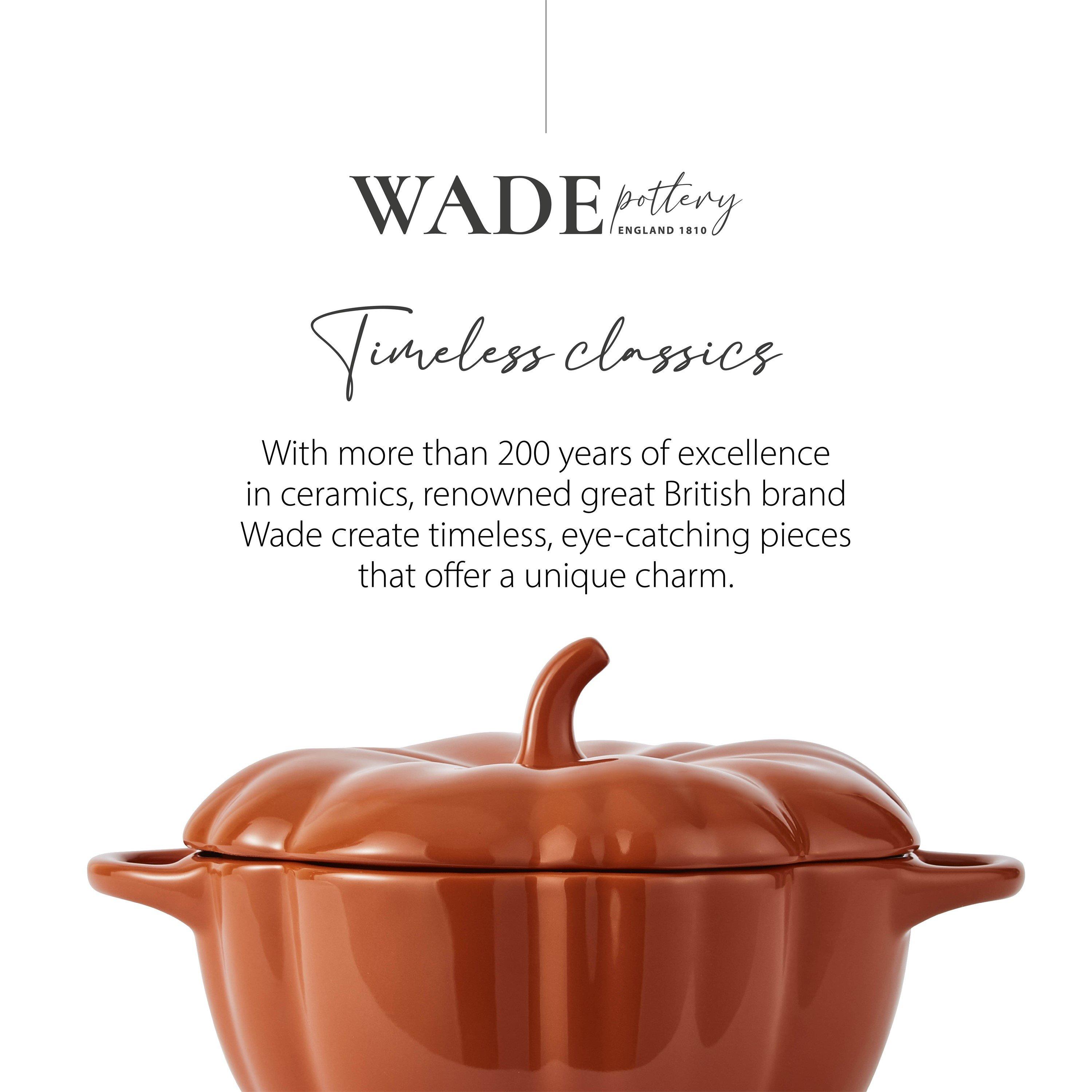 Orange - WADE - Large Pumpkin Casserole Dish - Orange - 9