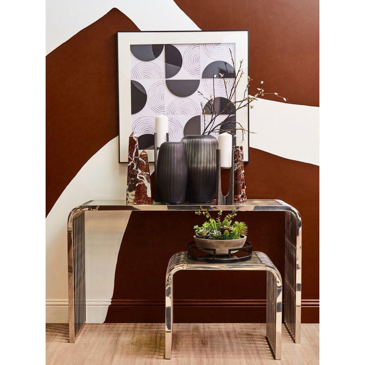Fifty Five South  Nason Black And White Wall Art - Black White - 80x80x4cm