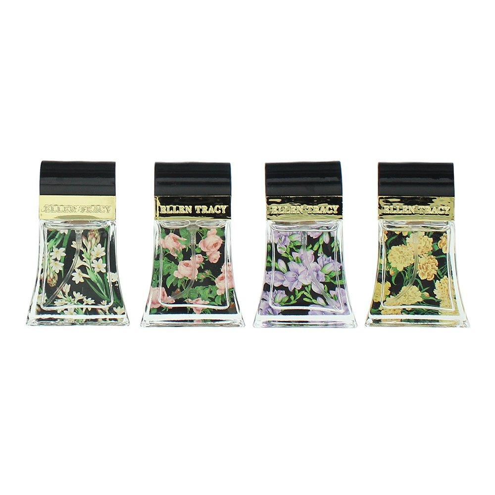 Ellen Tracy Women's Classic Florals Black 4 Piece Gift Set - 15ml
