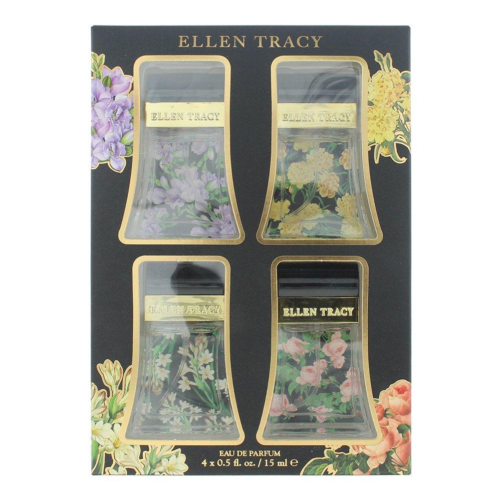 None - Ellen Tracy - Ellen Tracy Classic Florals Black 4 Piece Gift Set - 3
