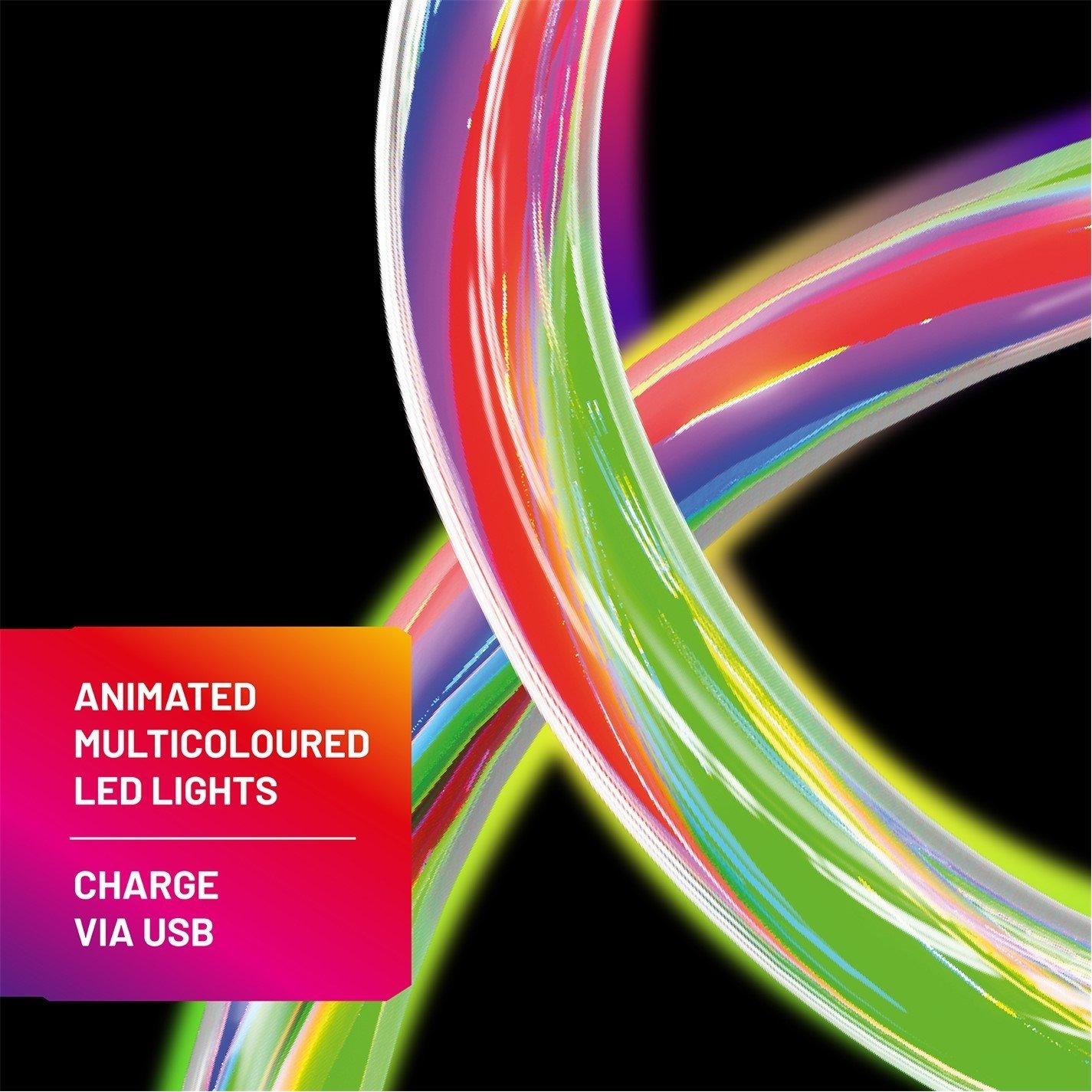 Multi - Stealth - PS5 Nintendo Switch 2m Light Up LED Twin Play & Charge Cables (USB-C) - 4