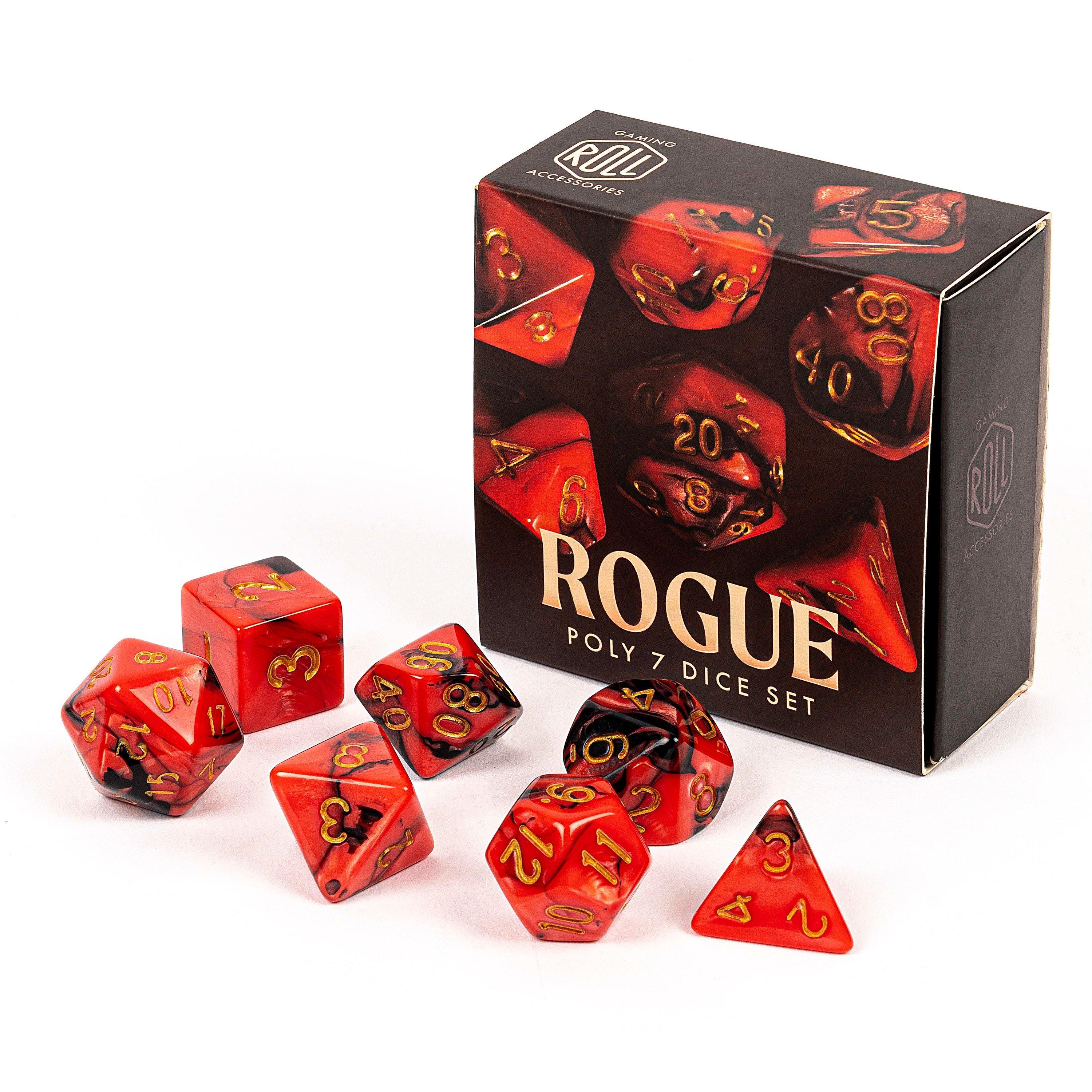 Merchandise - Dungeons and Dragons - Rogue 7-Polyhedral Dice - 4