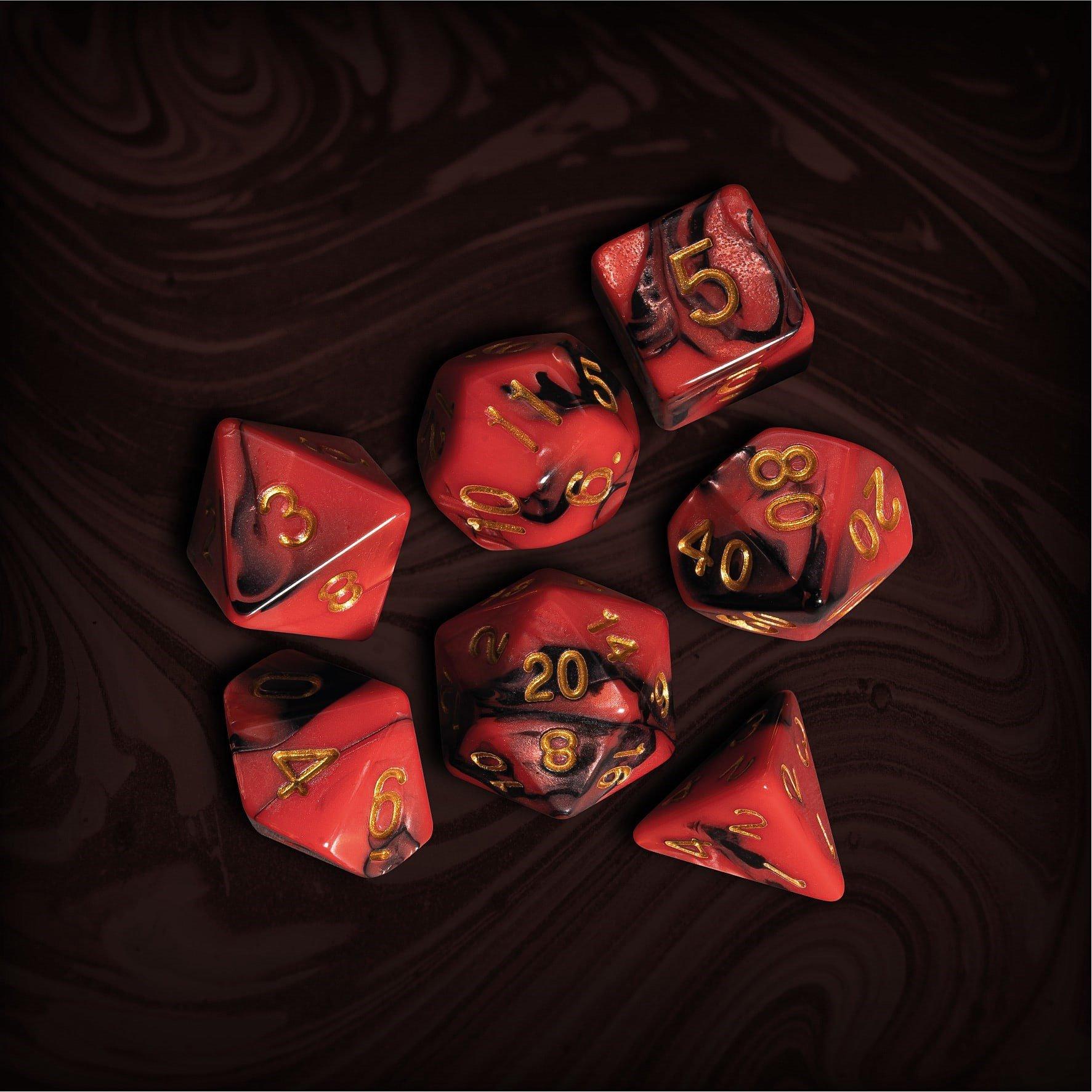 Merchandise - Dungeons and Dragons - Rogue 7-Polyhedral Dice - 5