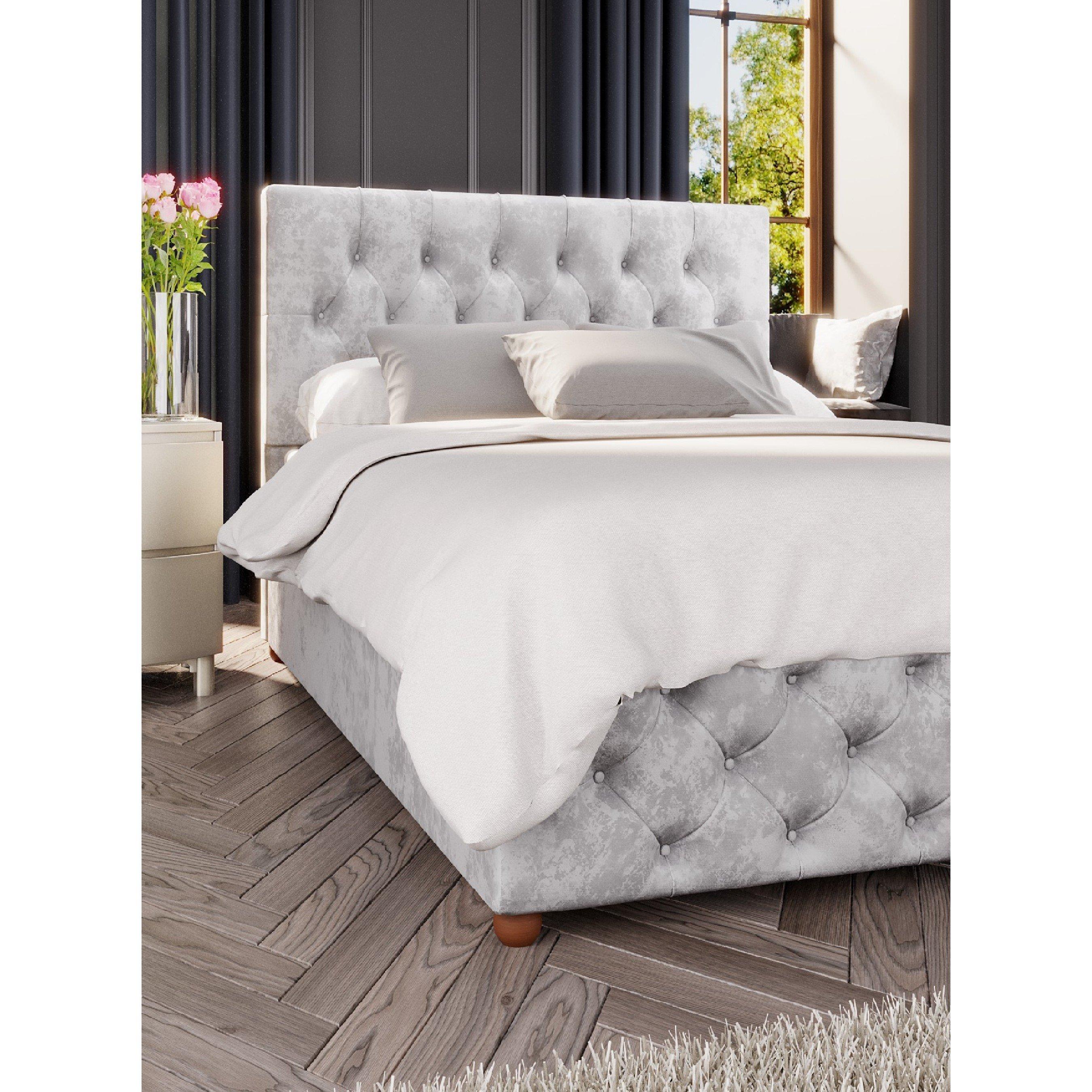 Laurence Llewelyn-Bowen  Luna Ottoman Storage Bed - Pearl - King