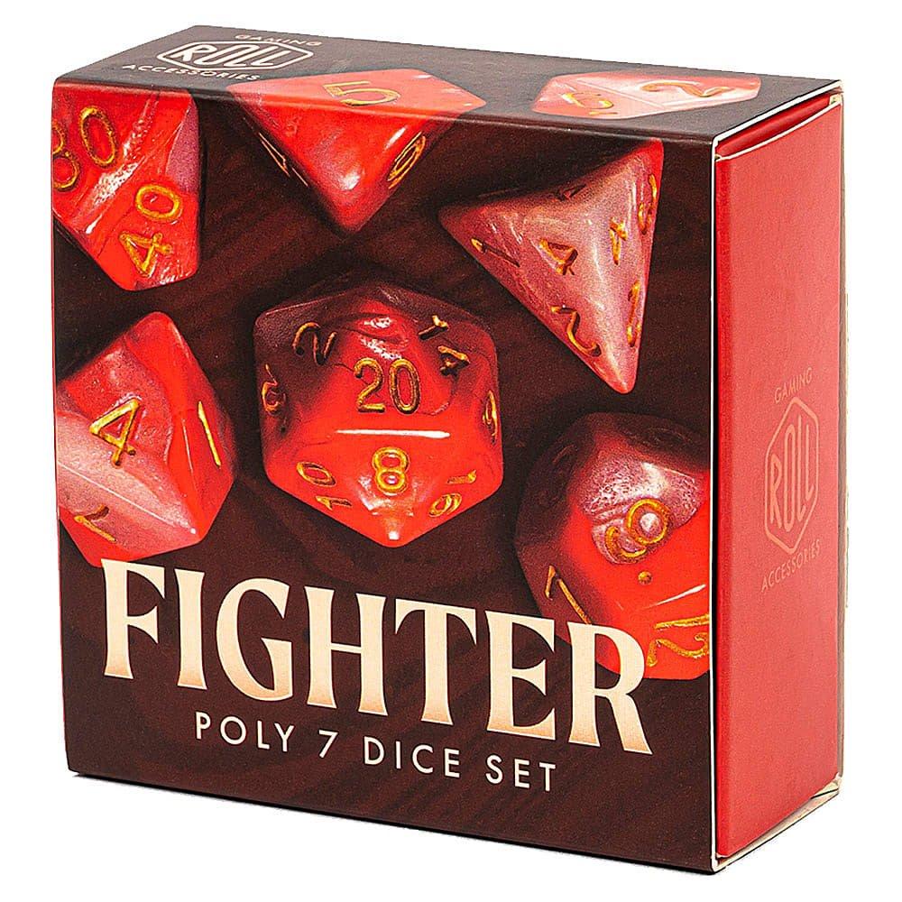 Merchandise - Dungeons and Dragons - Fighter 7-Polyhedral Dice - 1