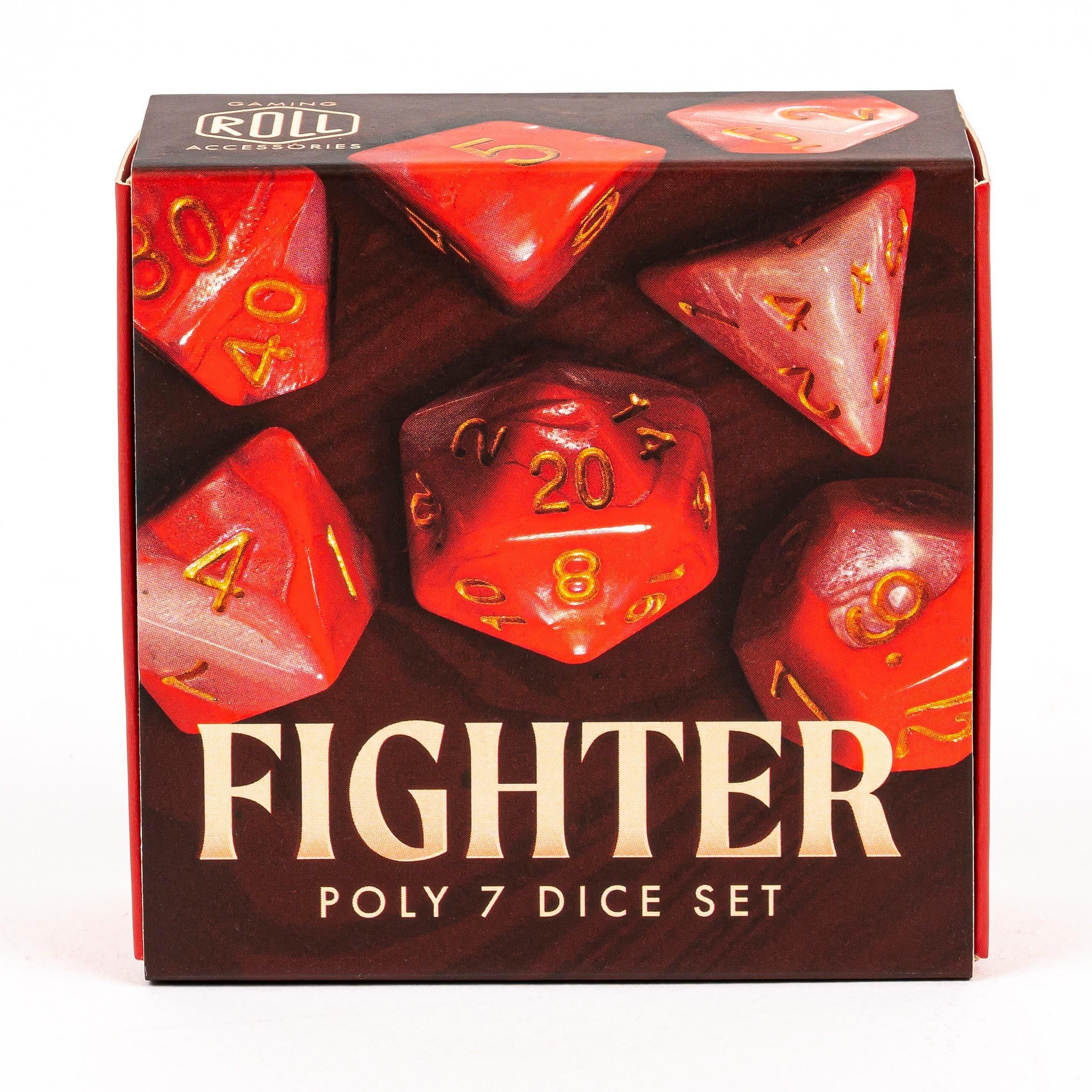 Merchandise - Dungeons and Dragons - Fighter 7-Polyhedral Dice - 2