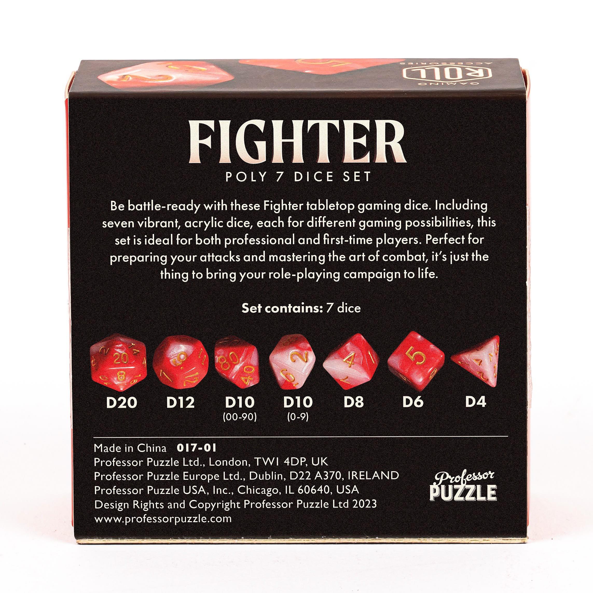 Merchandise - Dungeons and Dragons - Fighter 7-Polyhedral Dice - 3