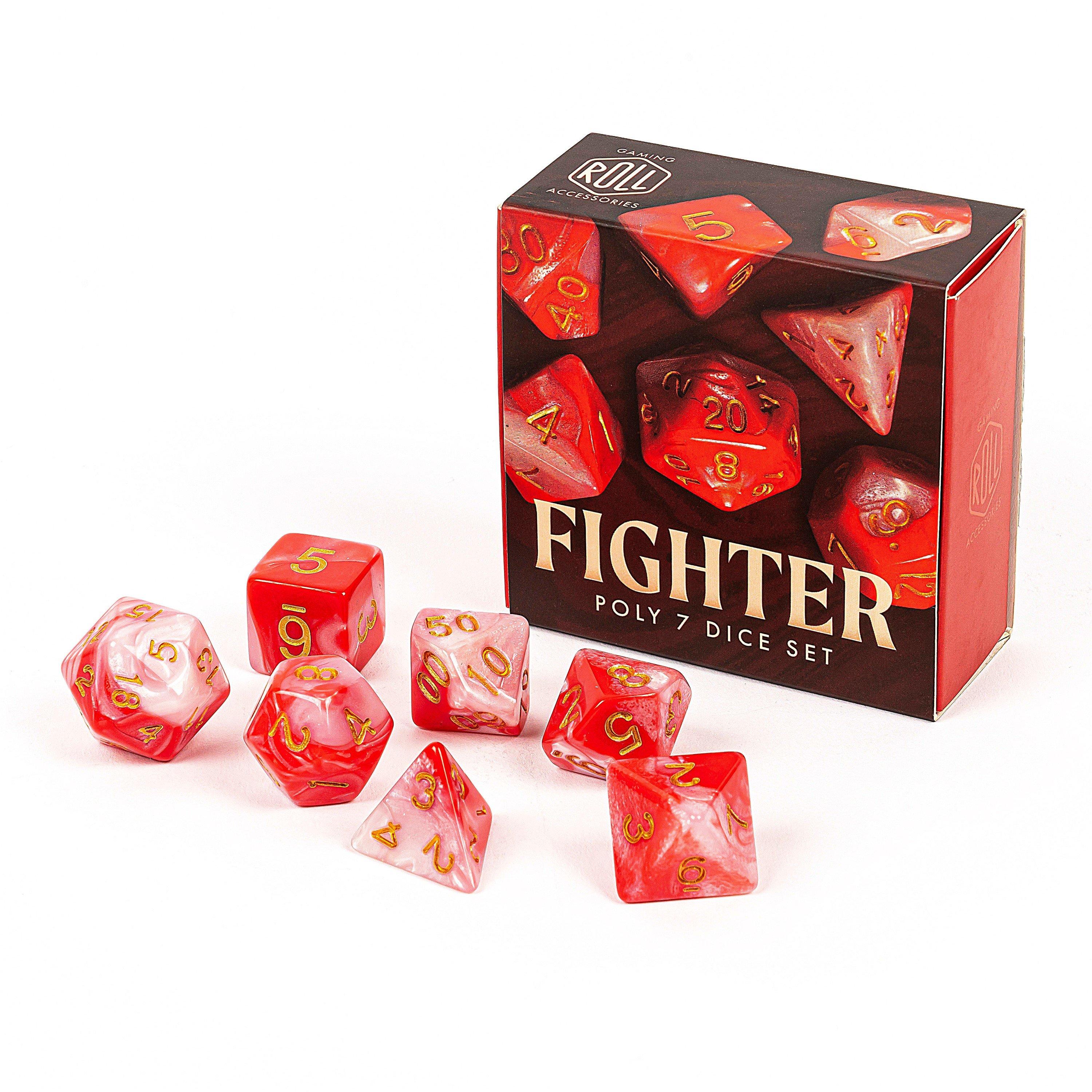 Merchandise - Dungeons and Dragons - Fighter 7-Polyhedral Dice - 4
