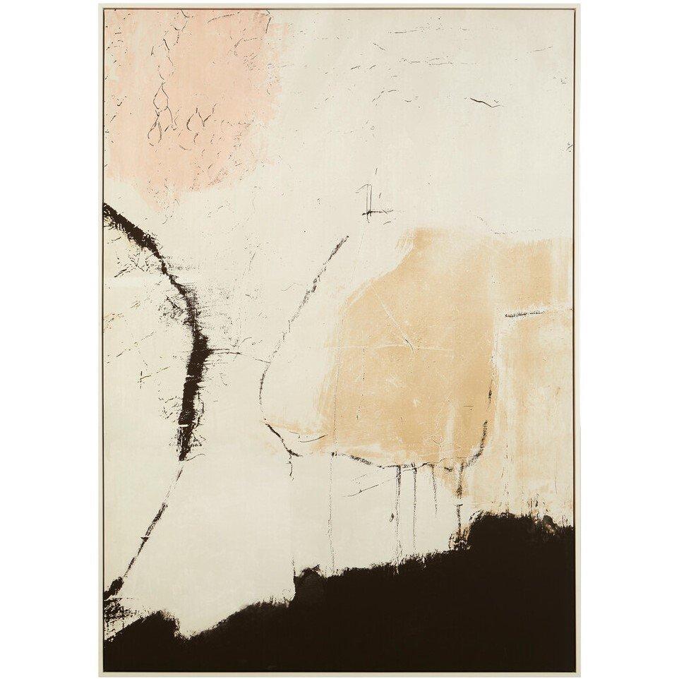 Natural Pink - Fifty Five South - Astratto Natural Pink And Classic Wall Art - 1