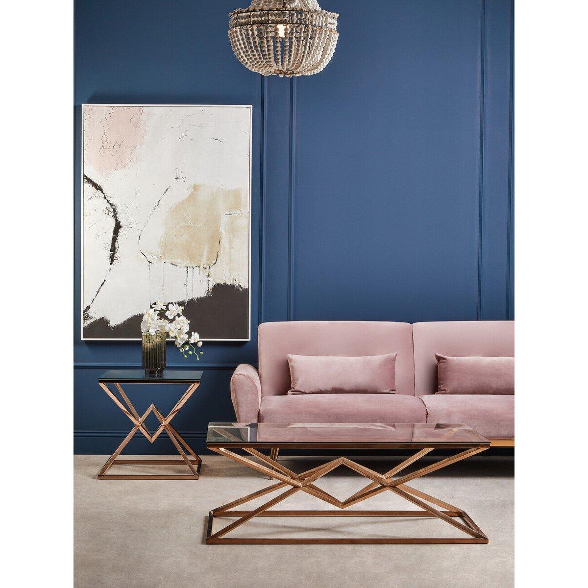 Natural Pink - Fifty Five South - Astratto Natural Pink And Classic Wall Art - 2