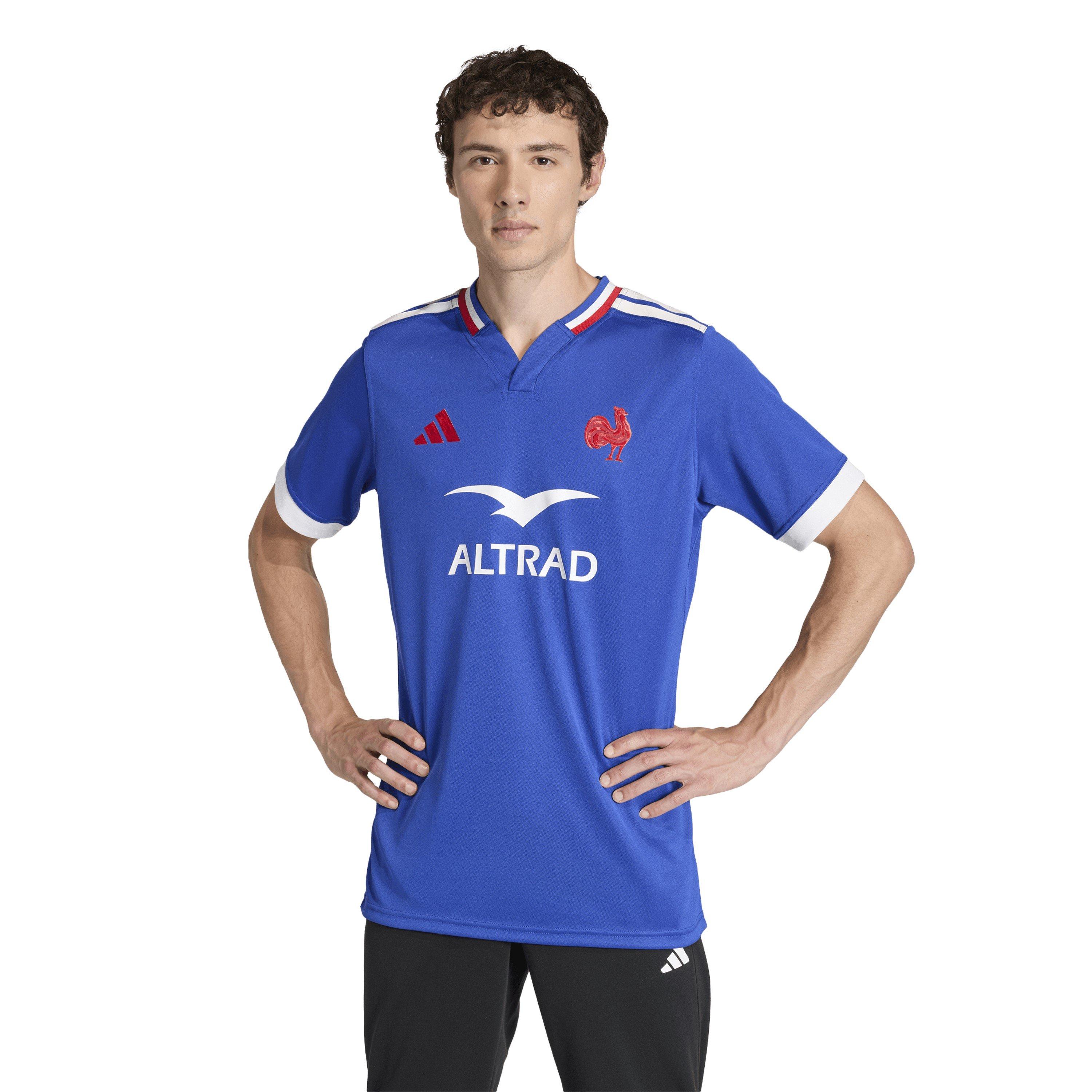 adidas France Rugby Home Shirt 2026 Mens | Sports Direct