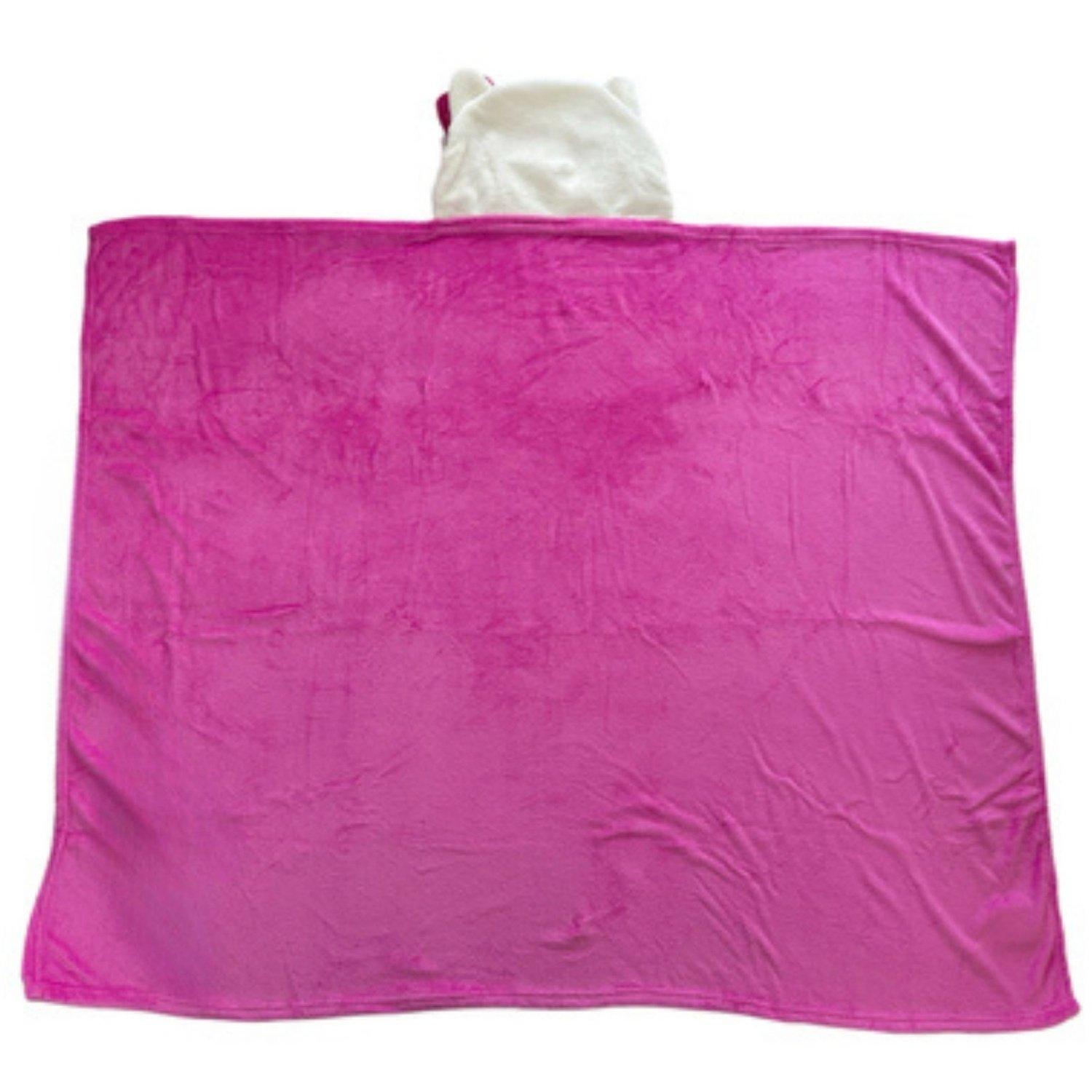 Multi - Hello Kitty - Hello Kitty Pink 3D Cosplay Hooded Blanket - 120 x - 4