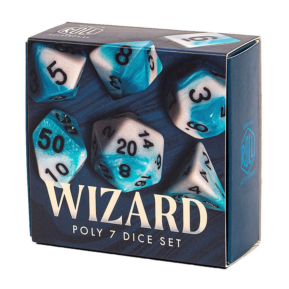 Dungeons and Dragons Wizard 7-Polyhedral Dice