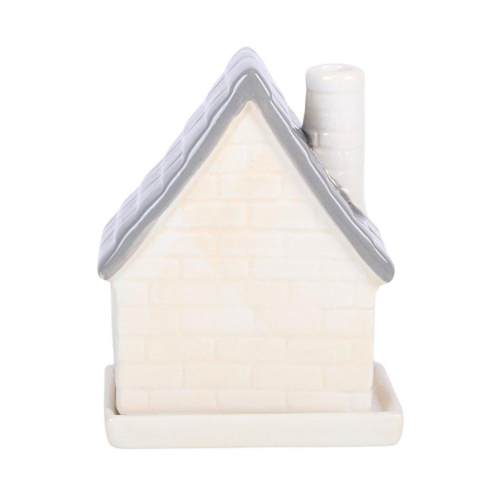 White - Something Different - Stone Cottage Incense Cone Holder - 5