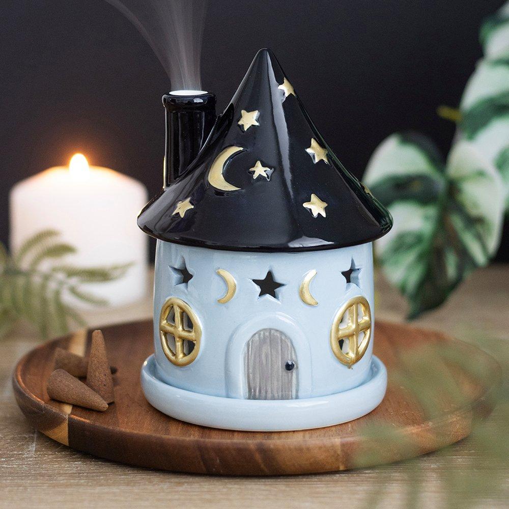 White - Something Different - Celestial Cottage Incense Cone Holder - 1