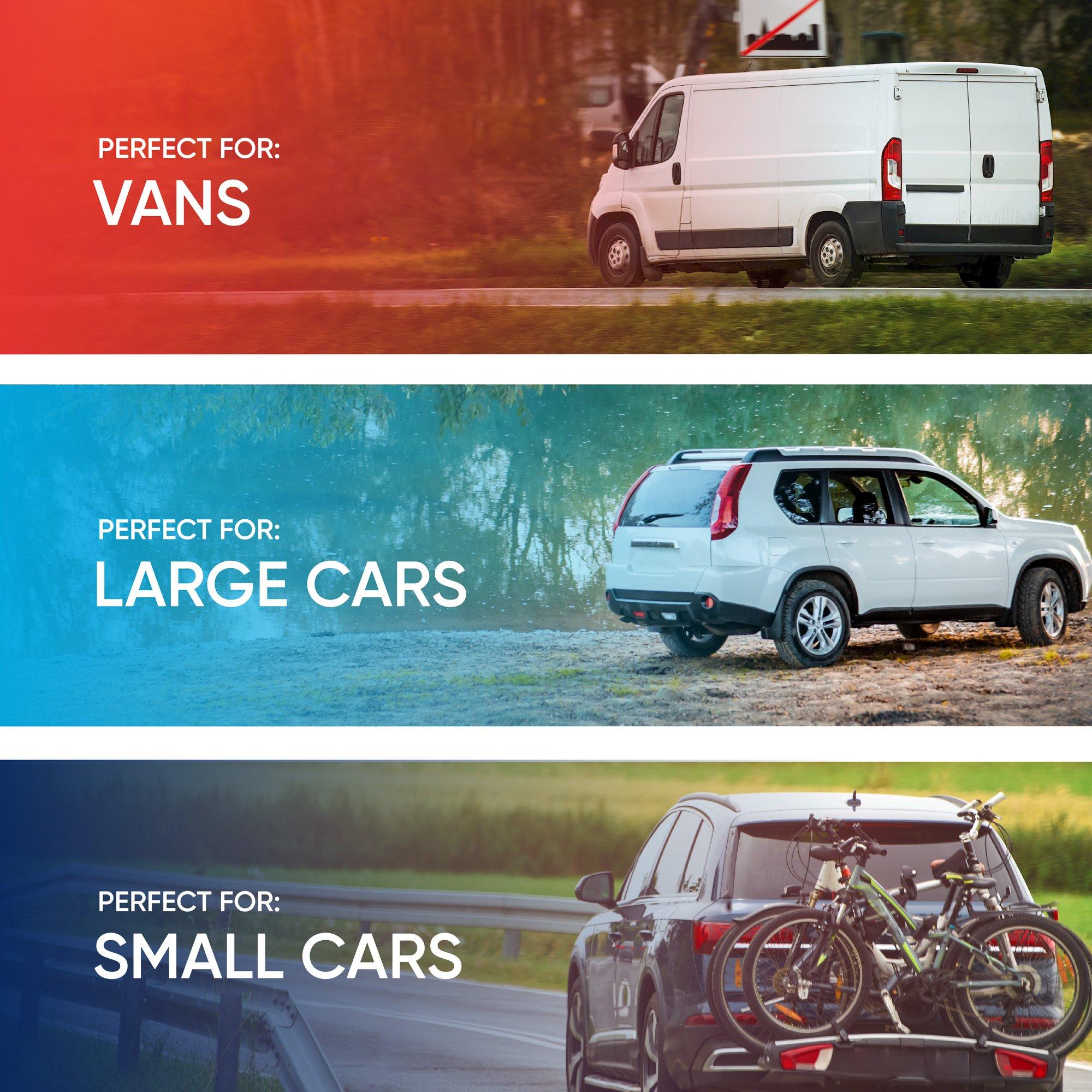 Black - Streetwize - 12V Heating & Cooling Car Seat Cushion - 7