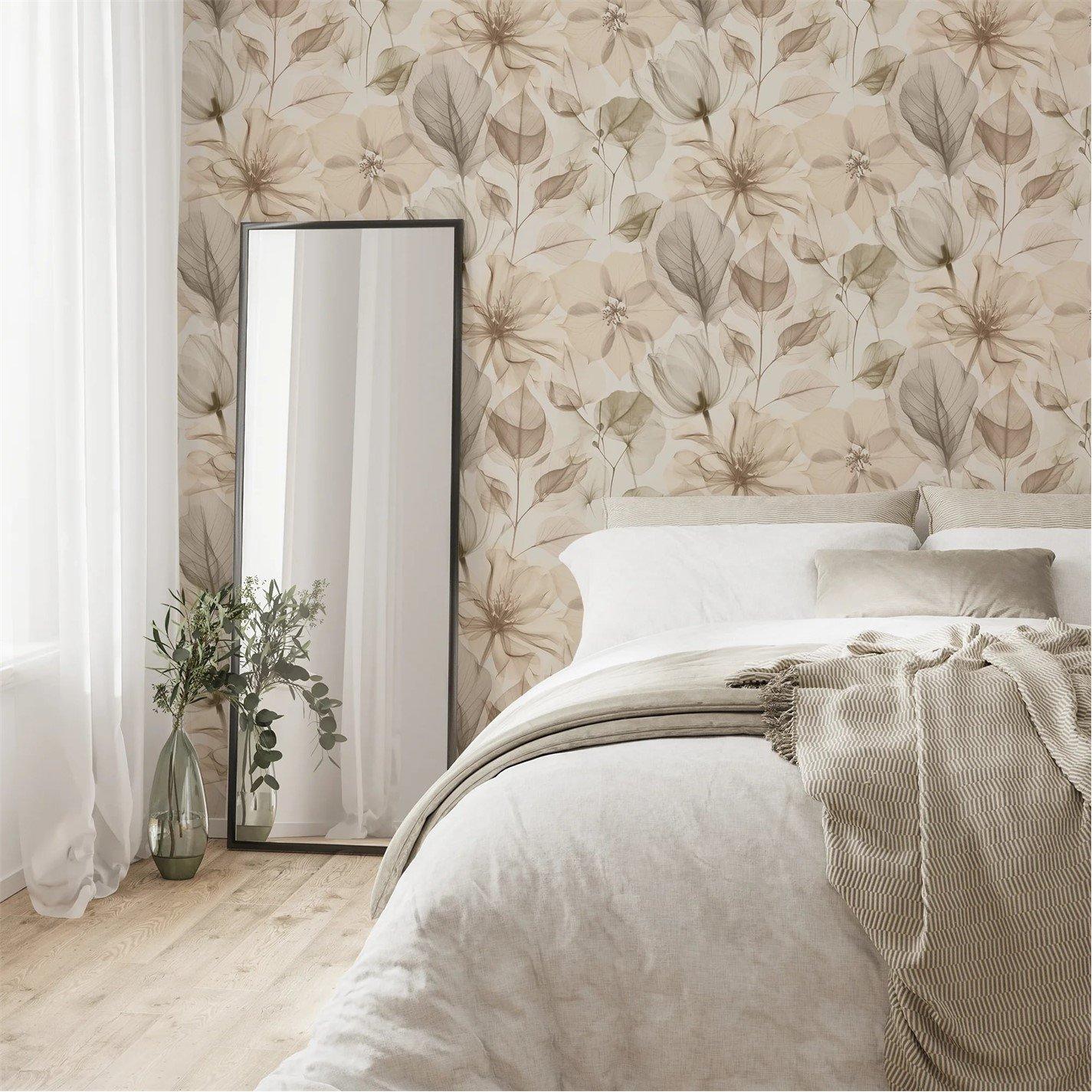 Parchment - Superfresco Easy - Arlington Cream Floral Wallpaper - 1