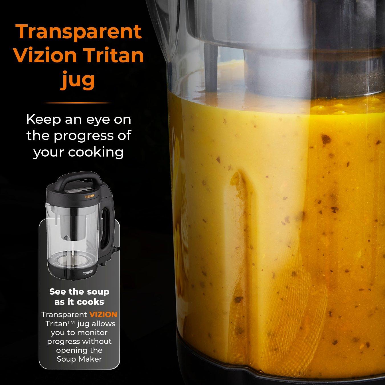 Transparent - Tower - 1.6L Vizion Soup Maker - 4