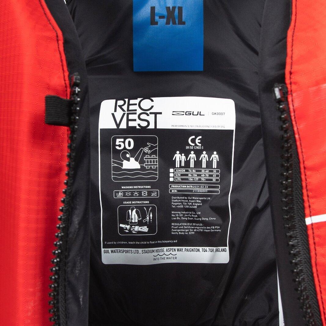 Red/Black - Gul - RECREATION VEST  BUOYANCY AID - 4