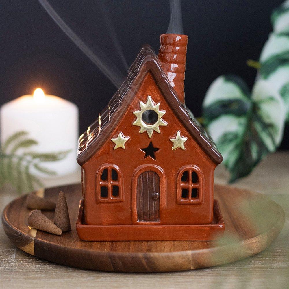 White - Something Different - Hearth Cottage Incense Cone Holder - 1