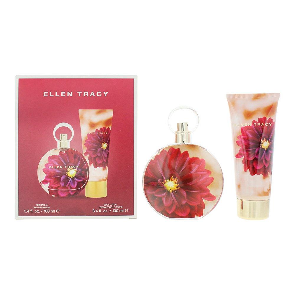 Ellen Tracy Women's Dream Florals Red Dahlia 2 Piece Set - 100ml