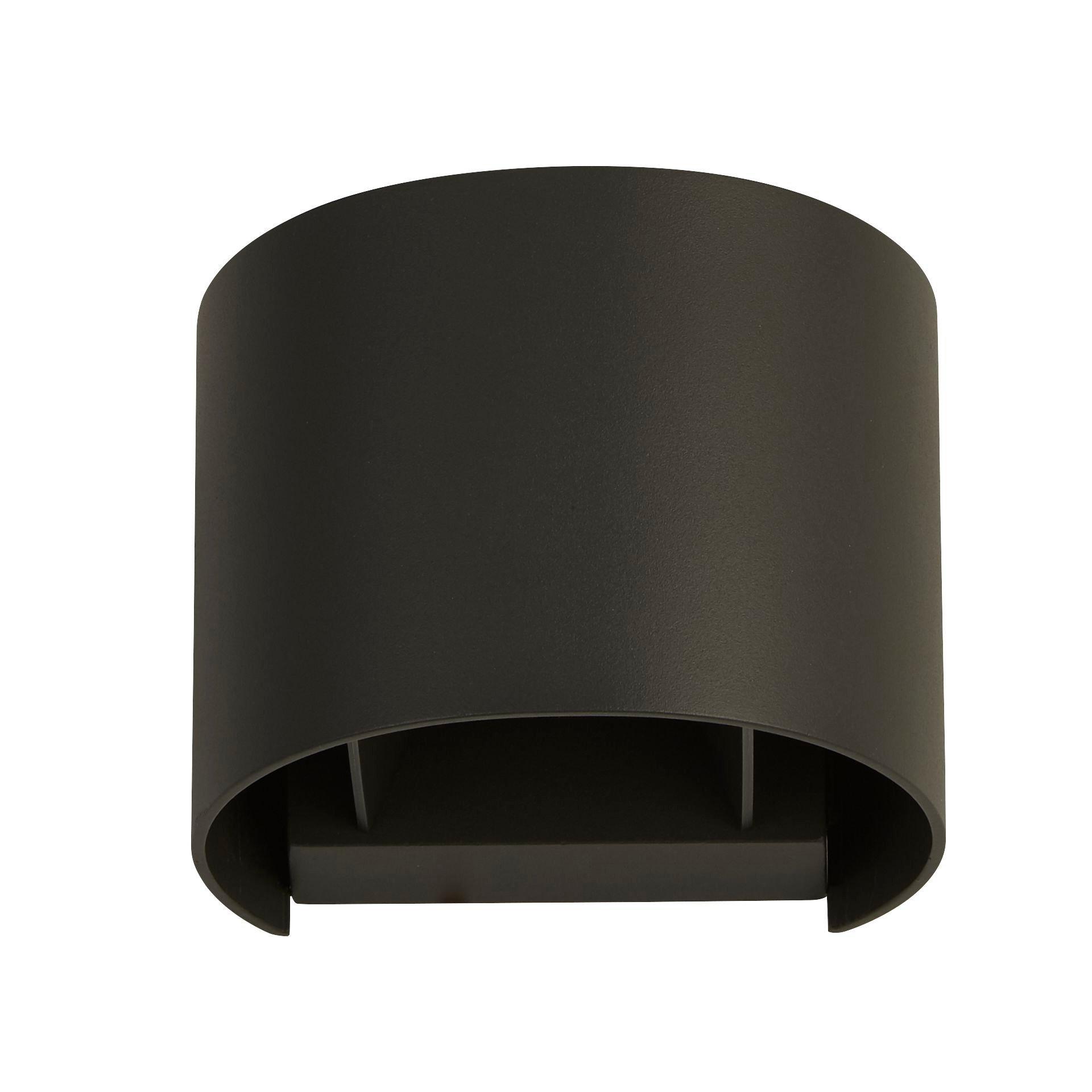 Grey Black And - Lighting Collection - FLEXI - UP DOWN LED OUTDOOR WALL LIGHT - 3