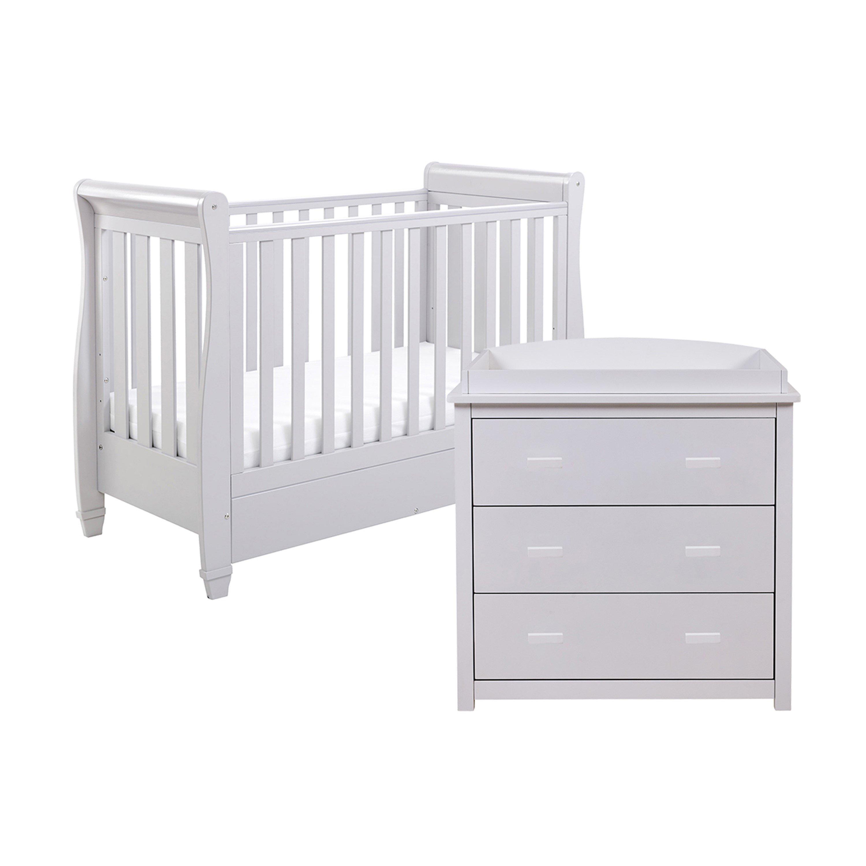 Grey - Babymore - Eva 2 Piece Room Set - Grey - 1