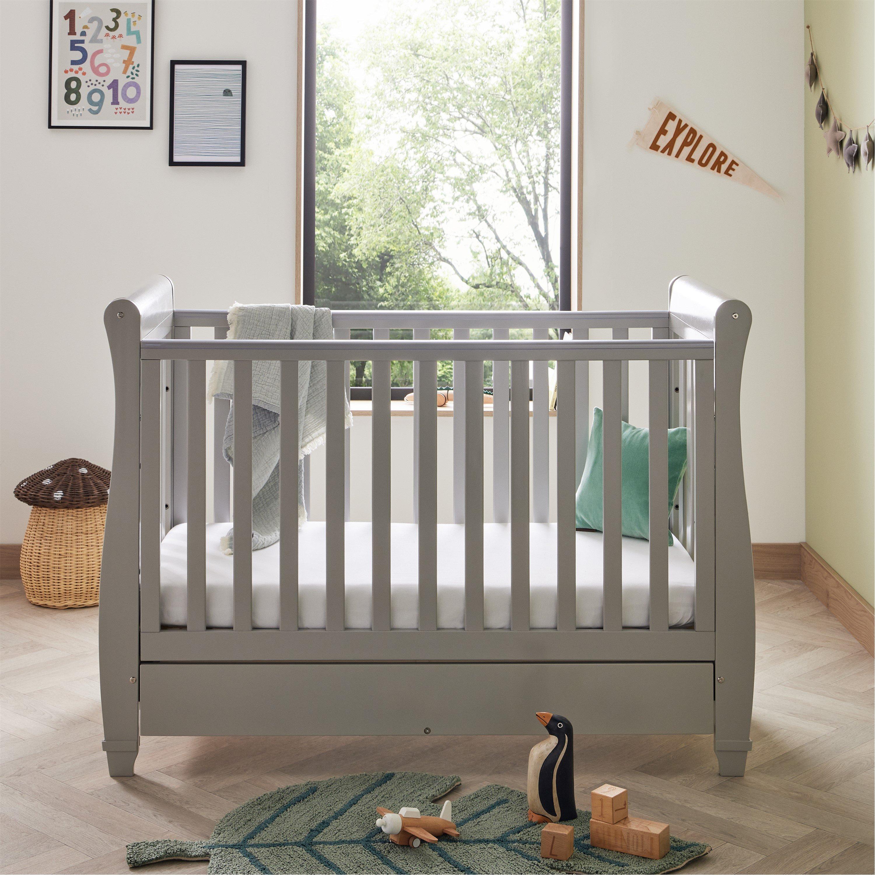 Grey - Babymore - Eva 2 Piece Room Set - Grey - 5