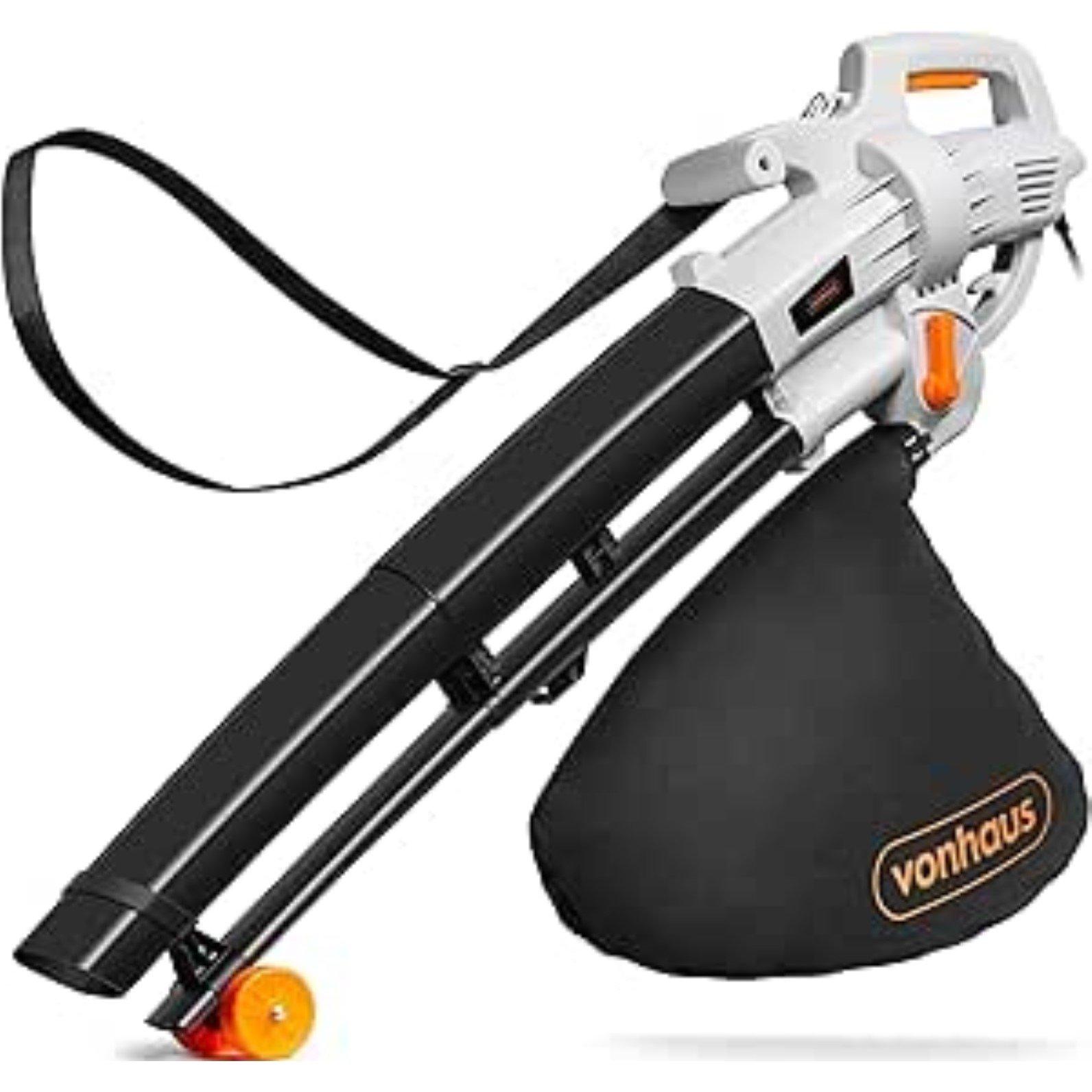 Grey - VonHaus - VonHaus Leaf Blower with Vacuum & Mulcher - 1