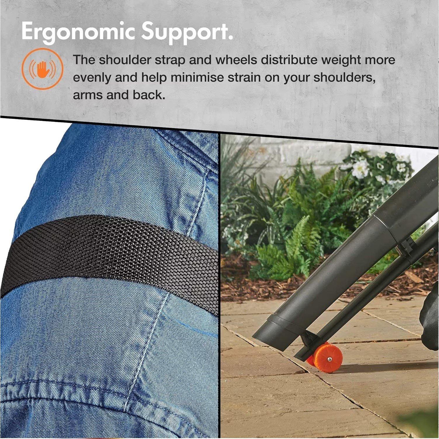 Grey - VonHaus - VonHaus Leaf Blower with Vacuum & Mulcher - 5