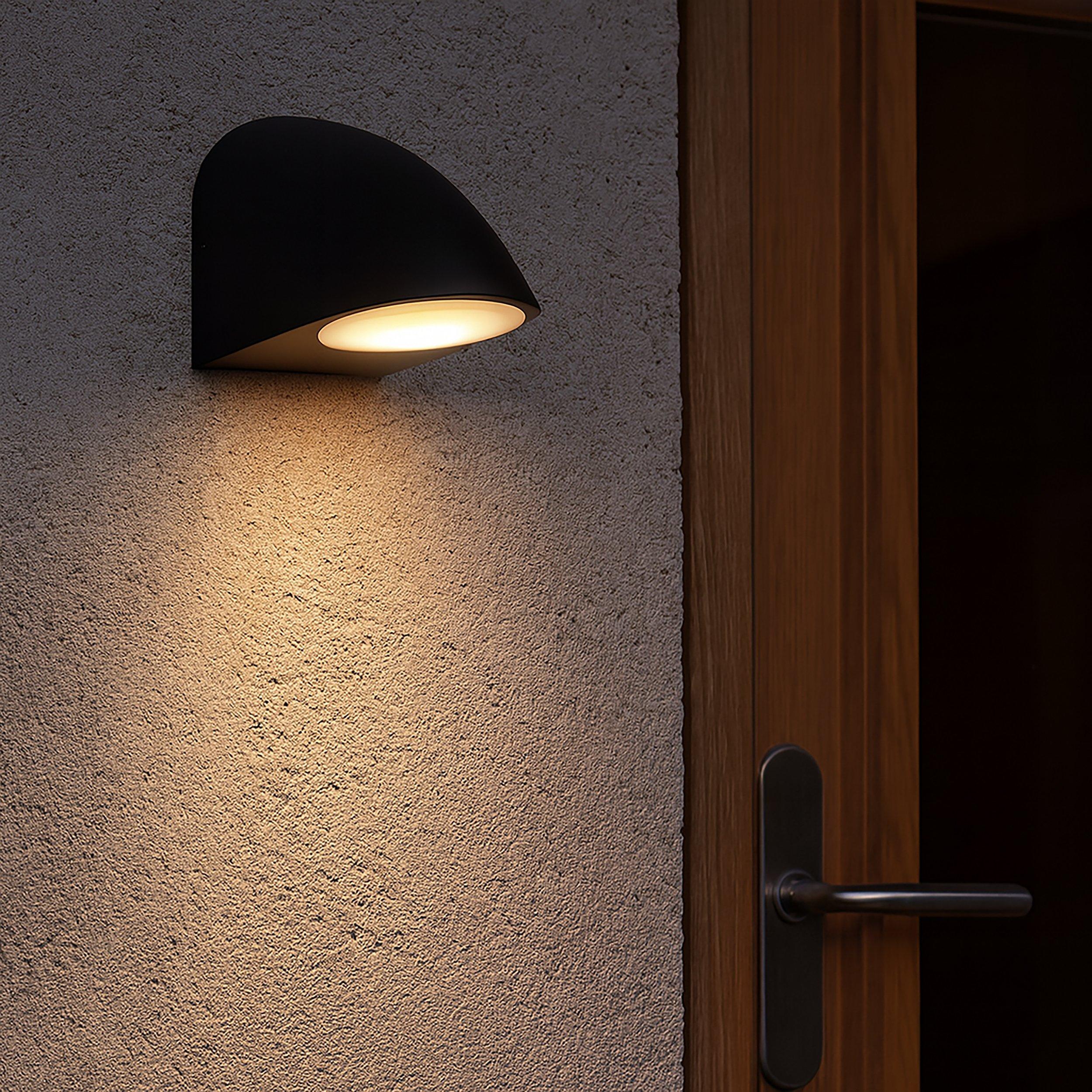 Black And Opal - Lighting Collection - DELTA -  OUTDOOR WALL LIGHT - 1