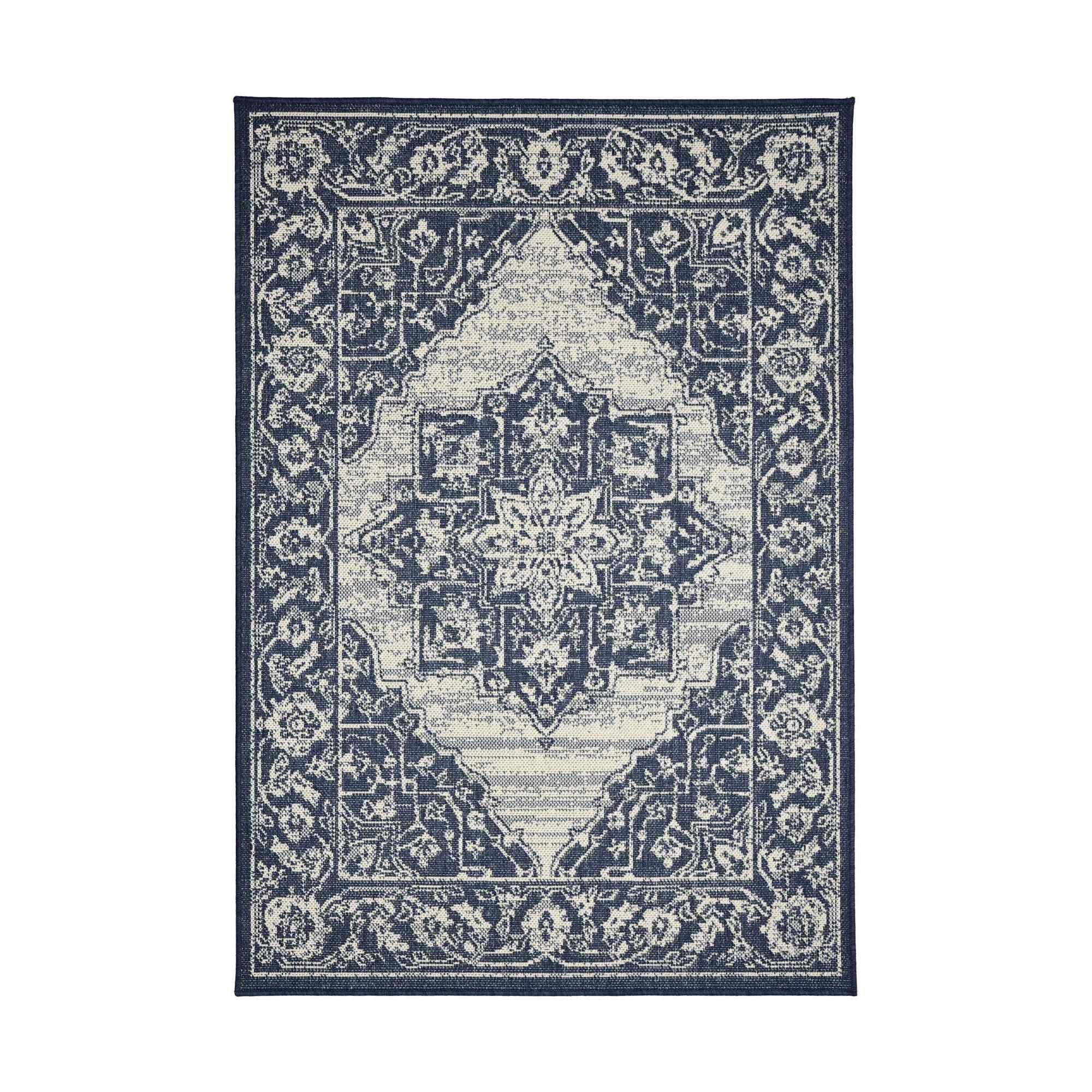 Navy - Homemaker - Gel Medallion Rug Navy - 3