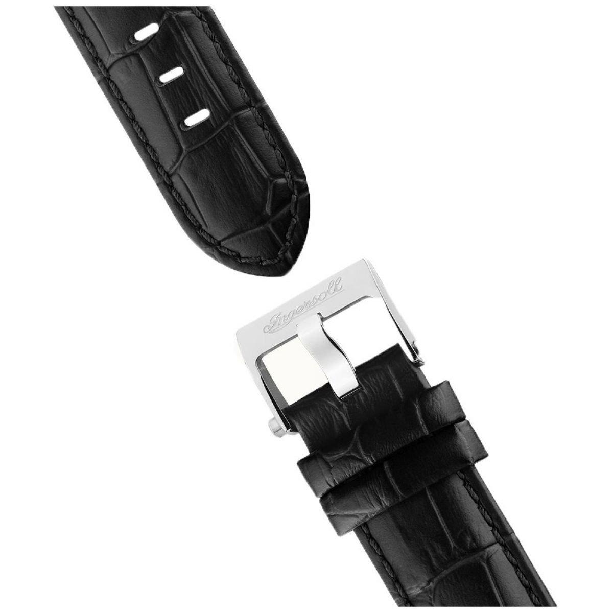 Grigio Argento - Ingersoll 1892 - The Tennessee Black Silver Watch I13103 - 2