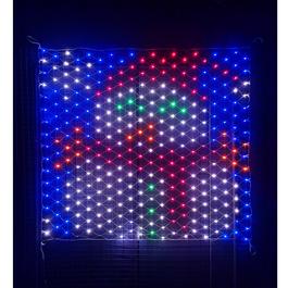 Snowtime 1.3m Snowman Net Light Decoration
