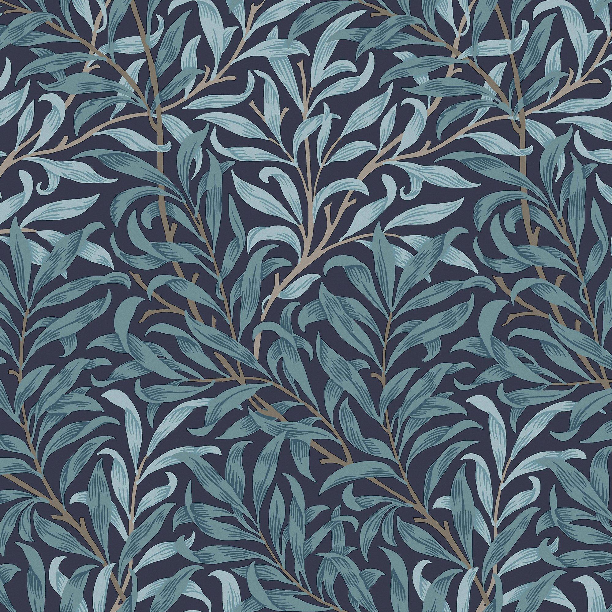Deep Blue - William Morris at Home - Willow Bough Deep Blues Wallpaper - 2