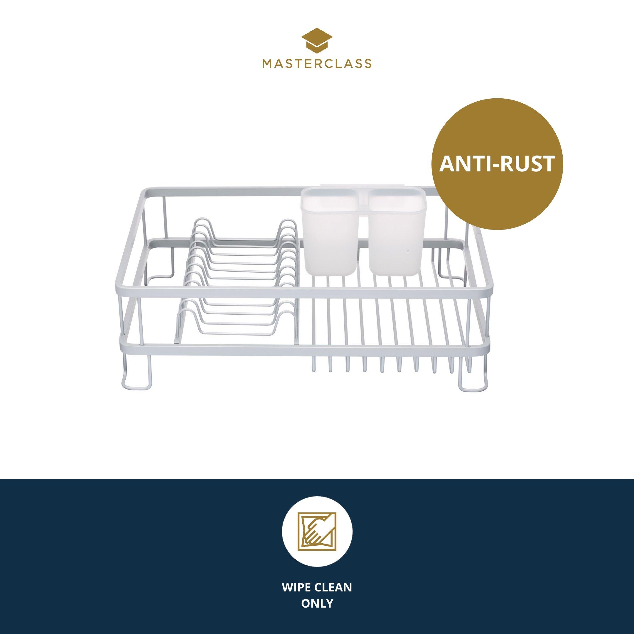 Silver - MasterClass - Anti-Rust Dish Drainer - 5