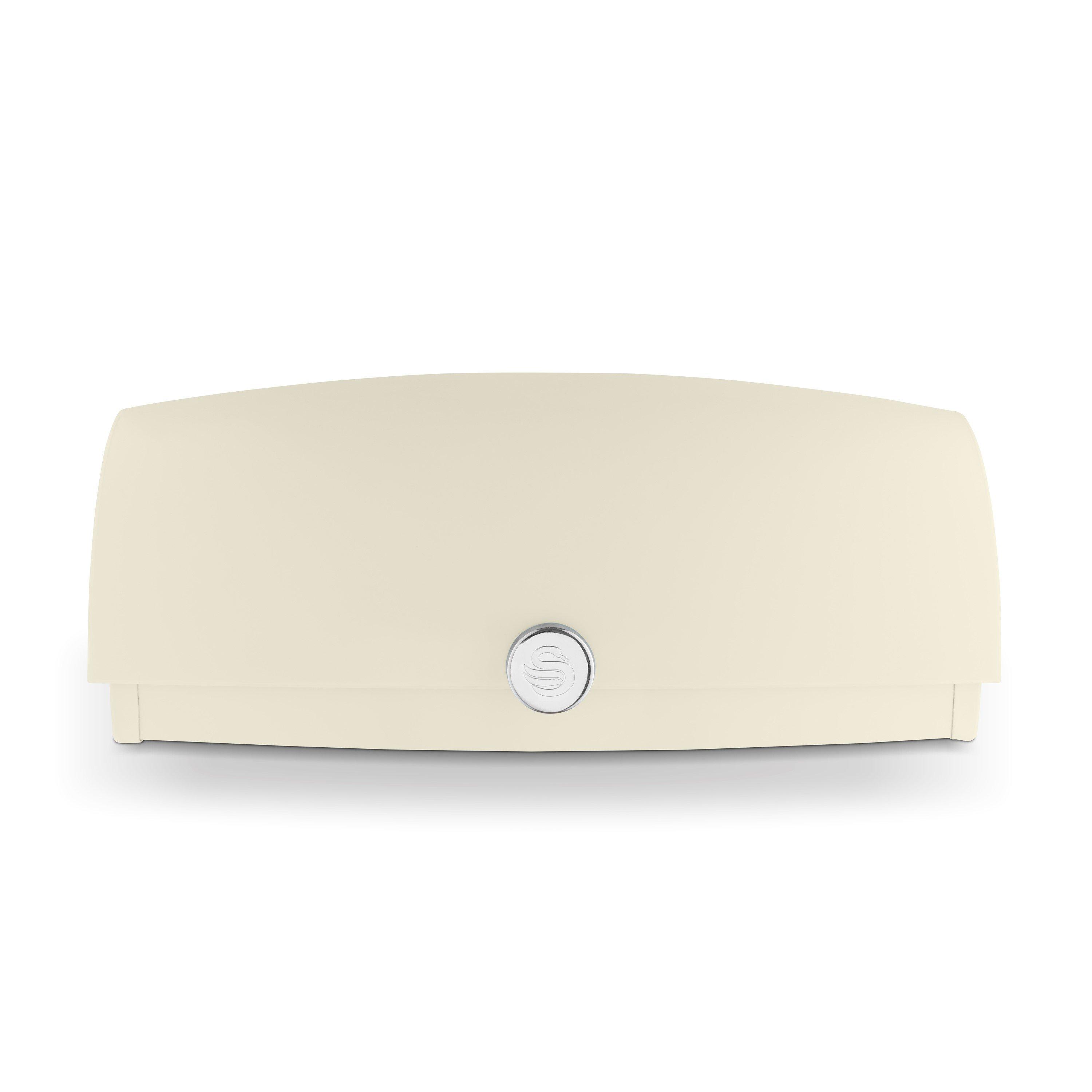 Swan  Townhouse Bread Bin Cream - Medium