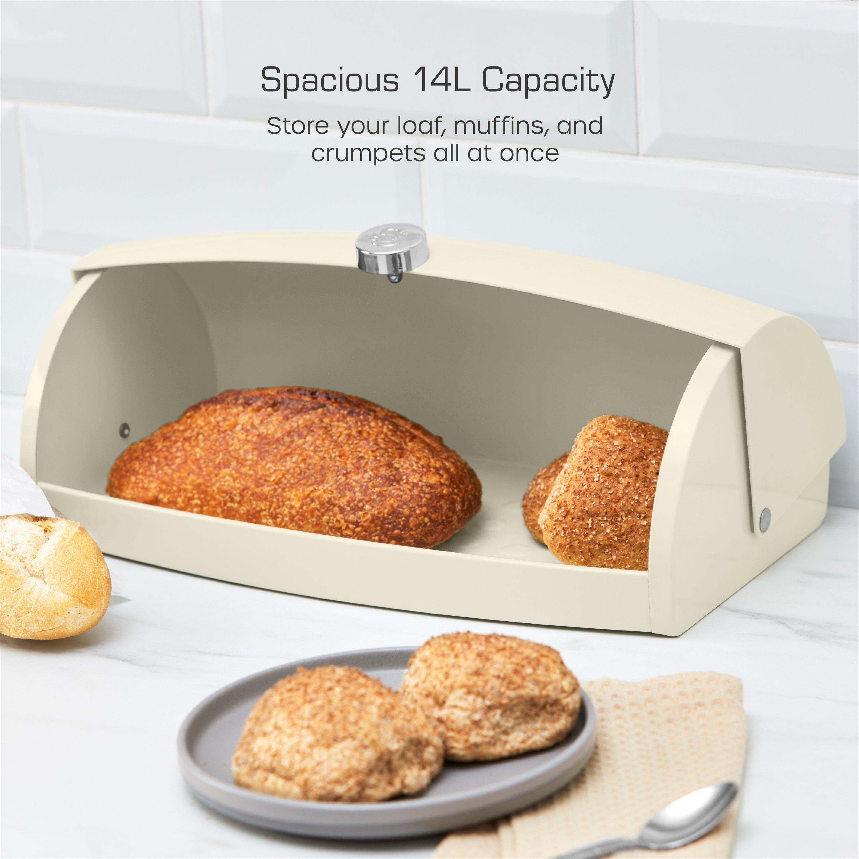 Cream - Swan - Townhouse Bread Bin Cream - 3