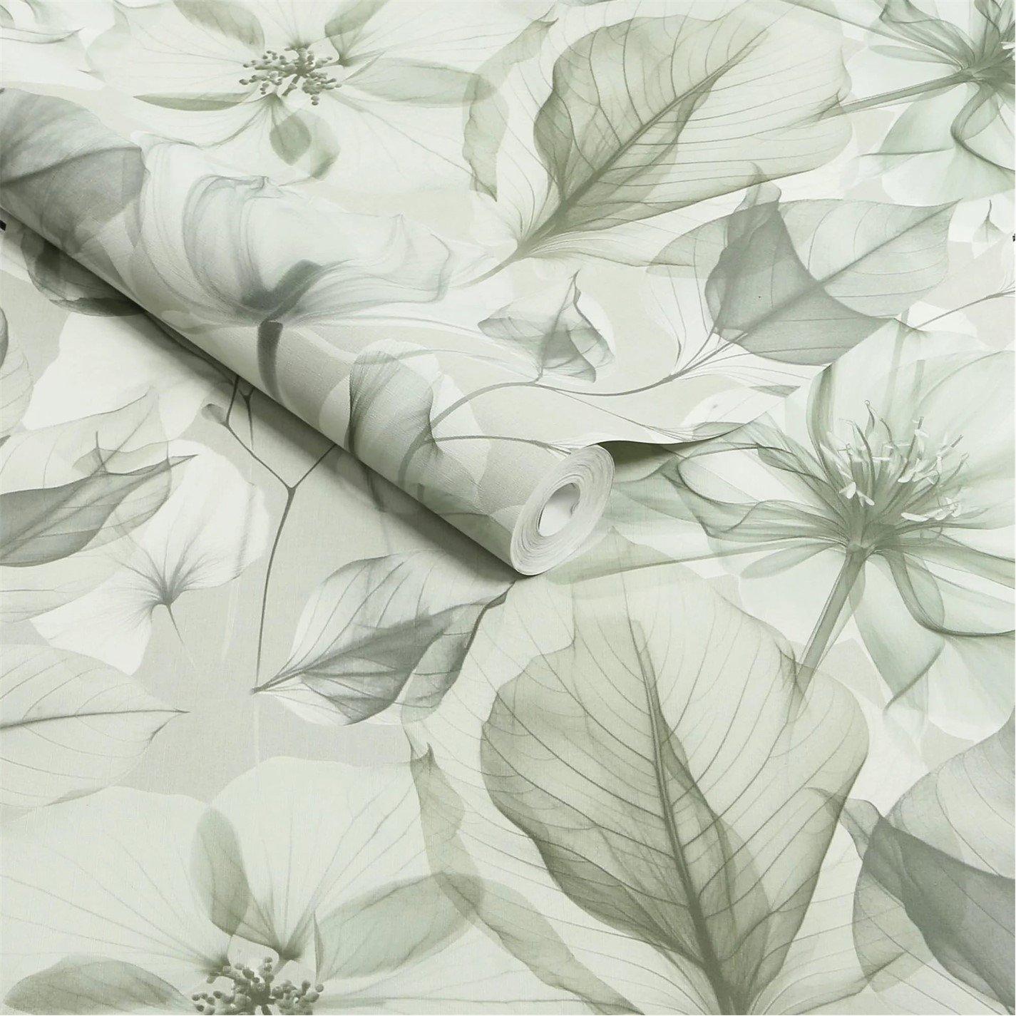 Jade - Superfresco Easy - Arlington Green Floral Wallpaper - 3